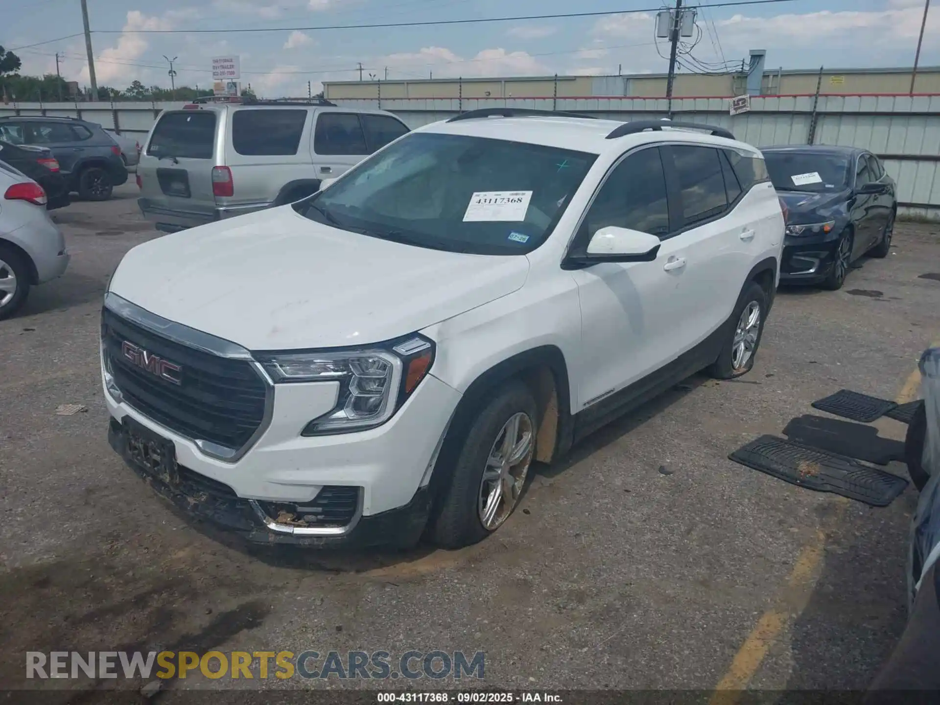 2 Photograph of a damaged car 3GKALMEV7NL262247 GMC TERRAIN 2022