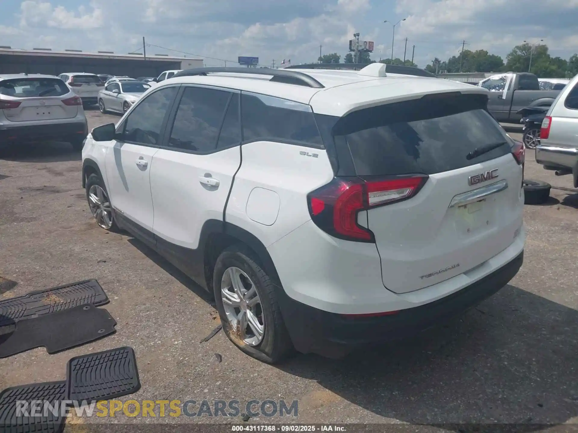 3 Photograph of a damaged car 3GKALMEV7NL262247 GMC TERRAIN 2022