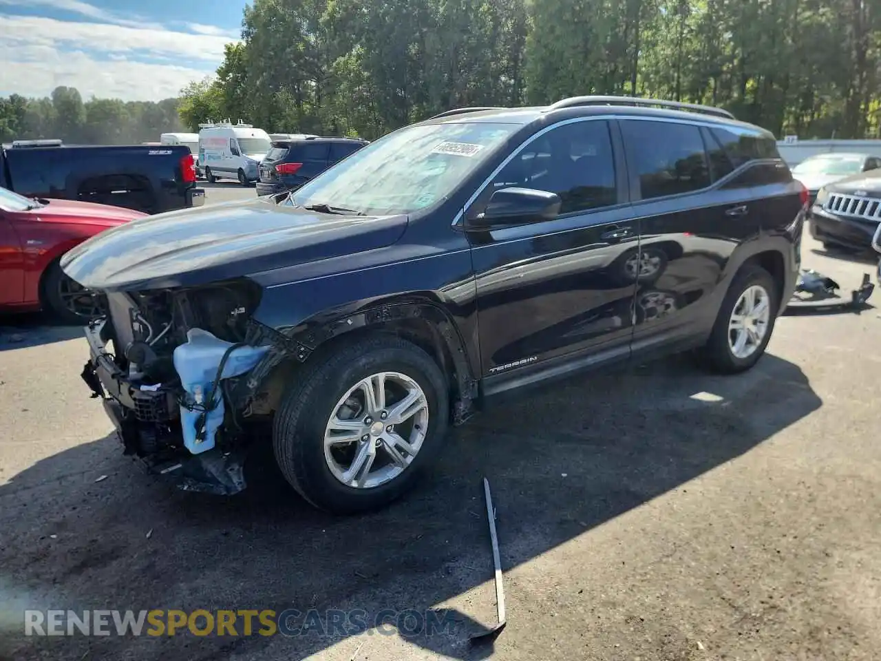 1 Photograph of a damaged car 3GKALMEV8NL203904 GMC TERRAIN 2022