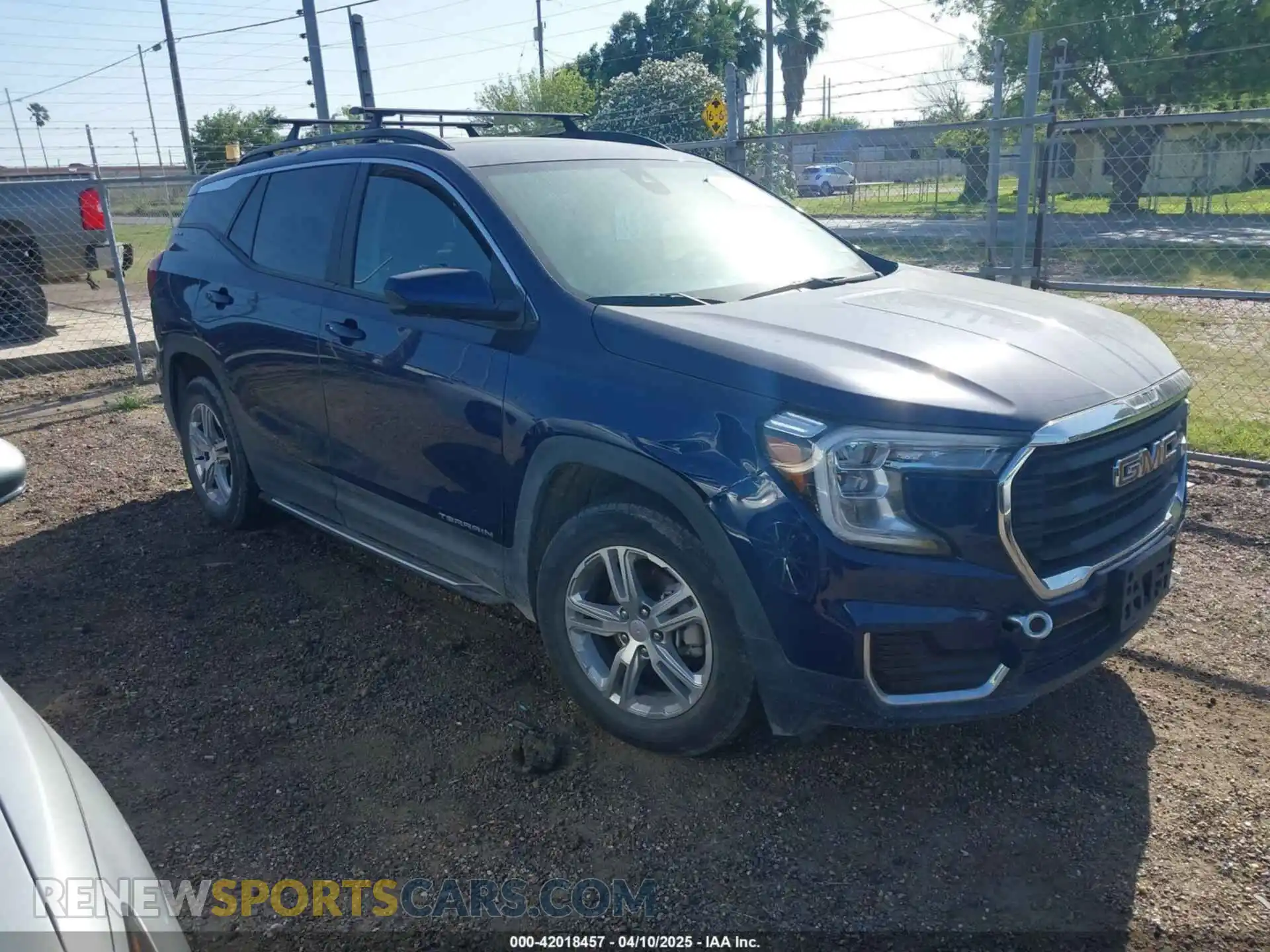 1 Photograph of a damaged car 3GKALMEV8NL262340 GMC TERRAIN 2022