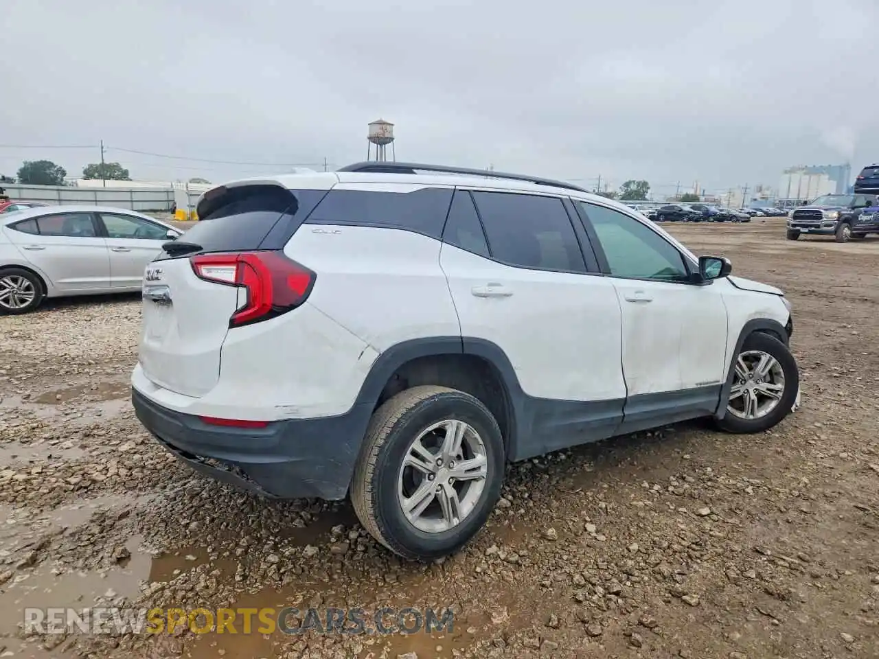 3 Photograph of a damaged car 3GKALMEV8NL283429 GMC TERRAIN 2022