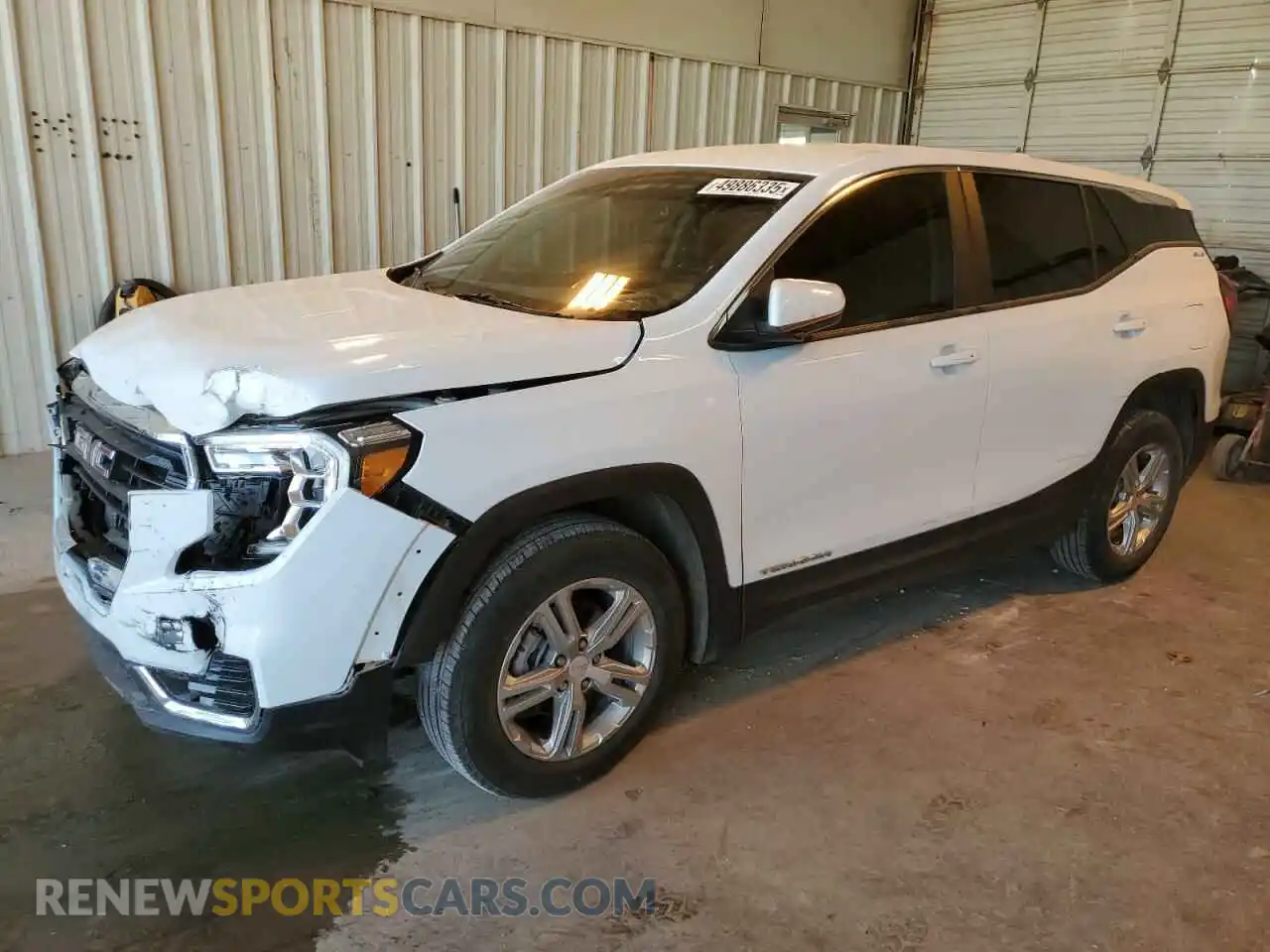 1 Photograph of a damaged car 3GKALMEV8NL299954 GMC TERRAIN 2022