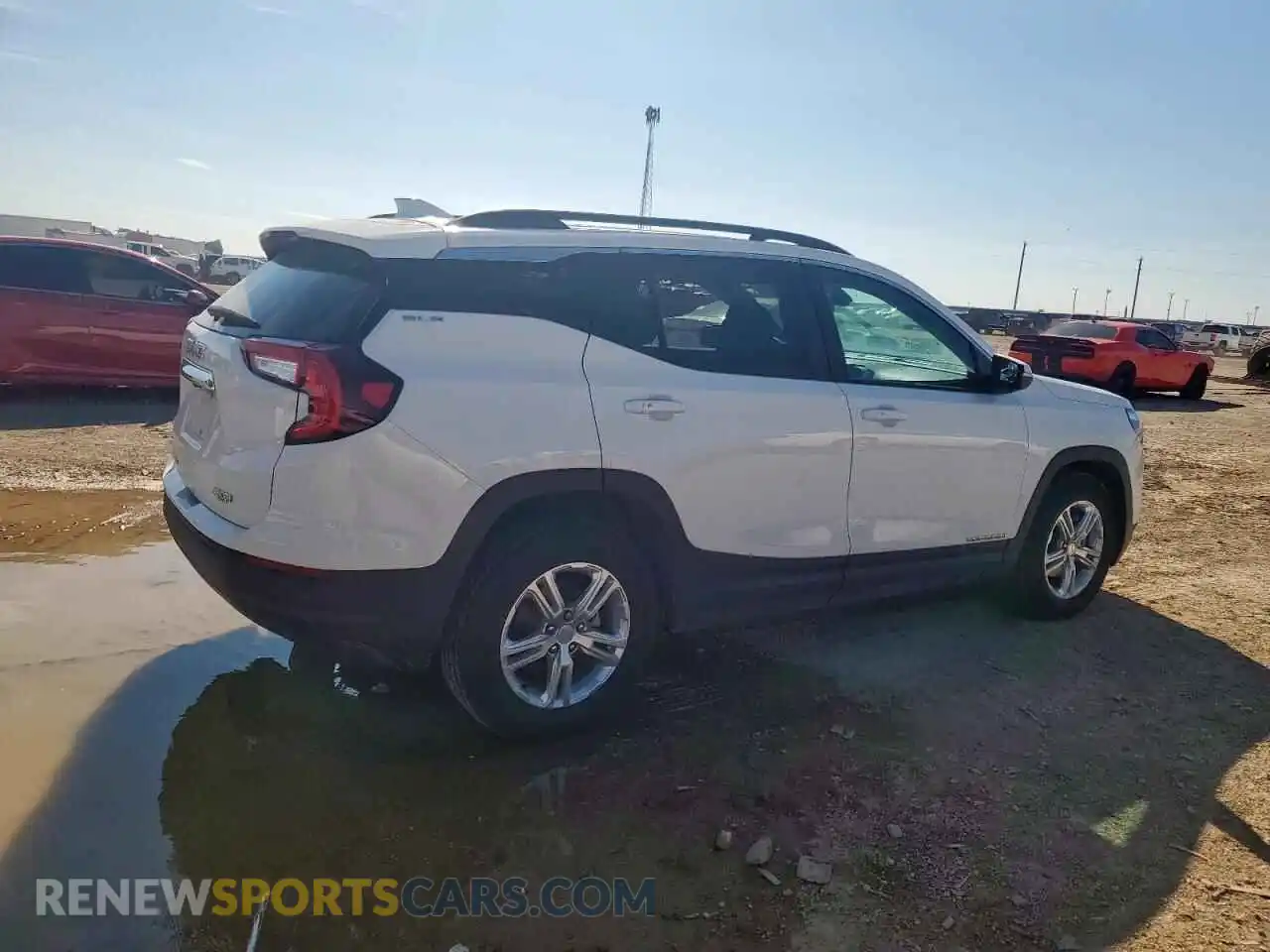 3 Photograph of a damaged car 3GKALMEV9NL105609 GMC TERRAIN 2022