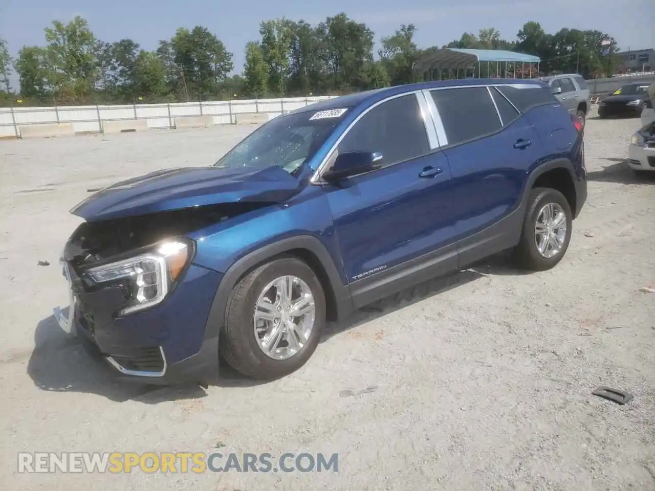 1 Photograph of a damaged car 3GKALMEV9NL122930 GMC TERRAIN 2022