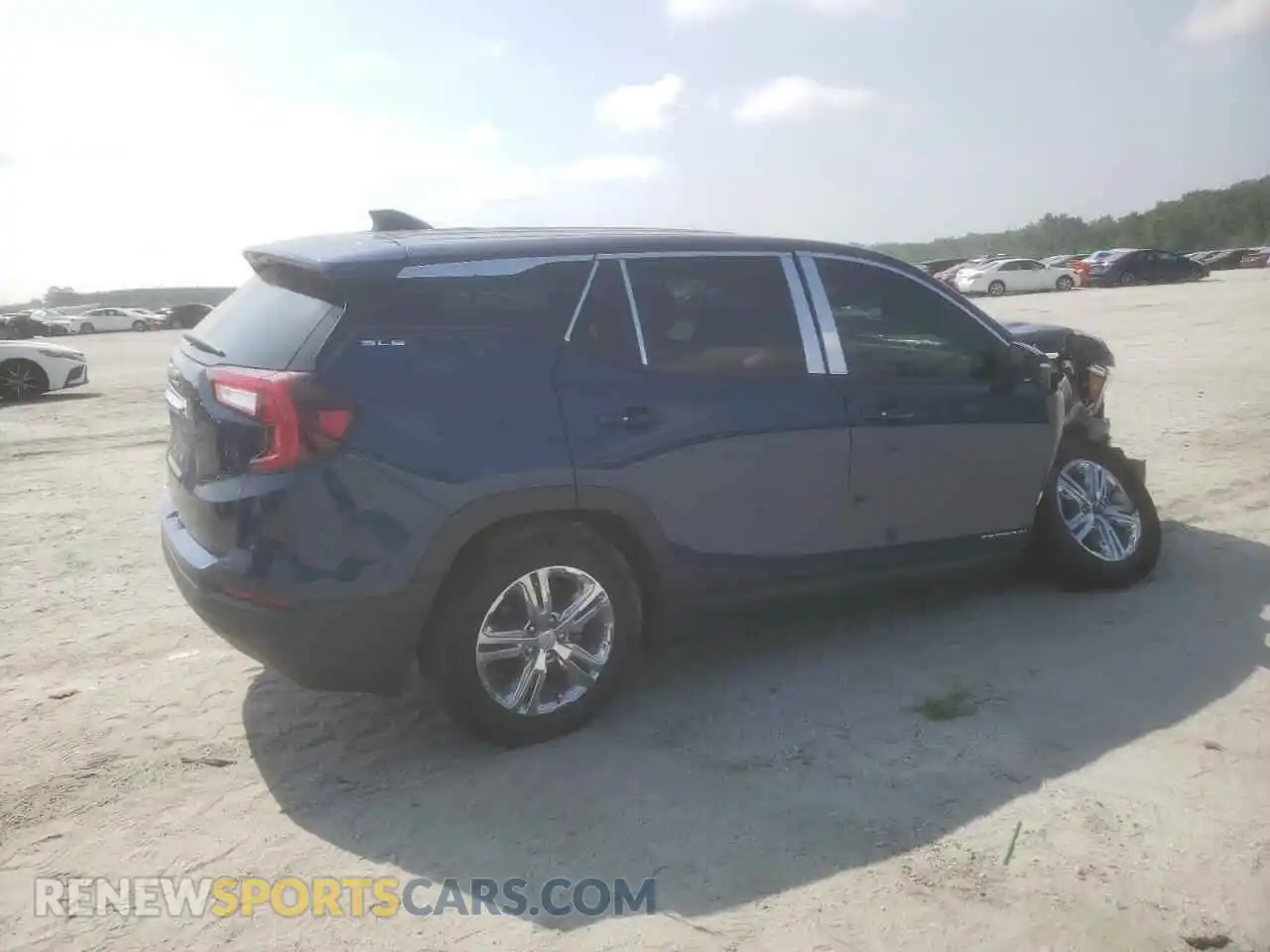 3 Photograph of a damaged car 3GKALMEV9NL122930 GMC TERRAIN 2022