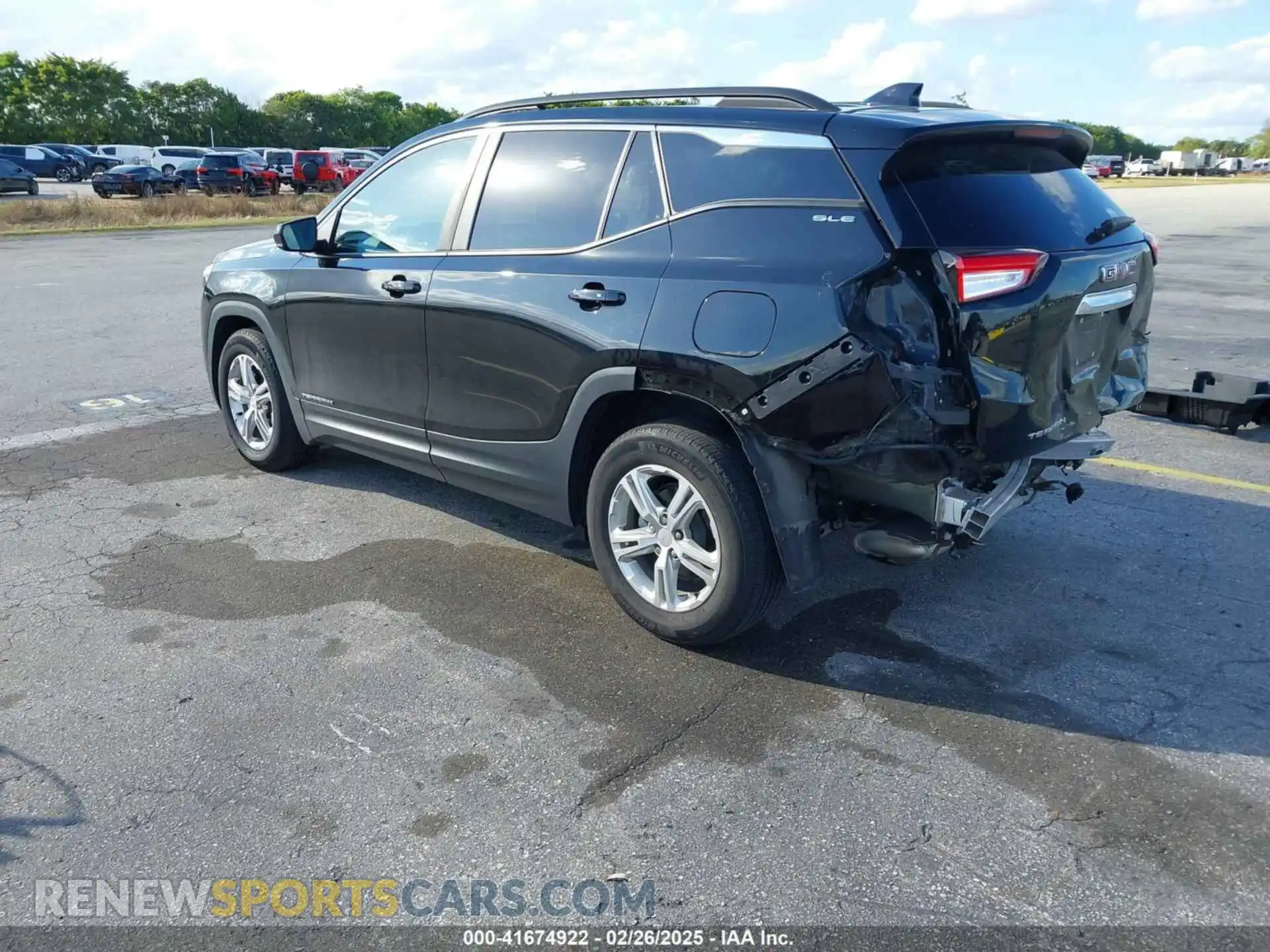 3 Photograph of a damaged car 3GKALMEV9NL123172 GMC TERRAIN 2022