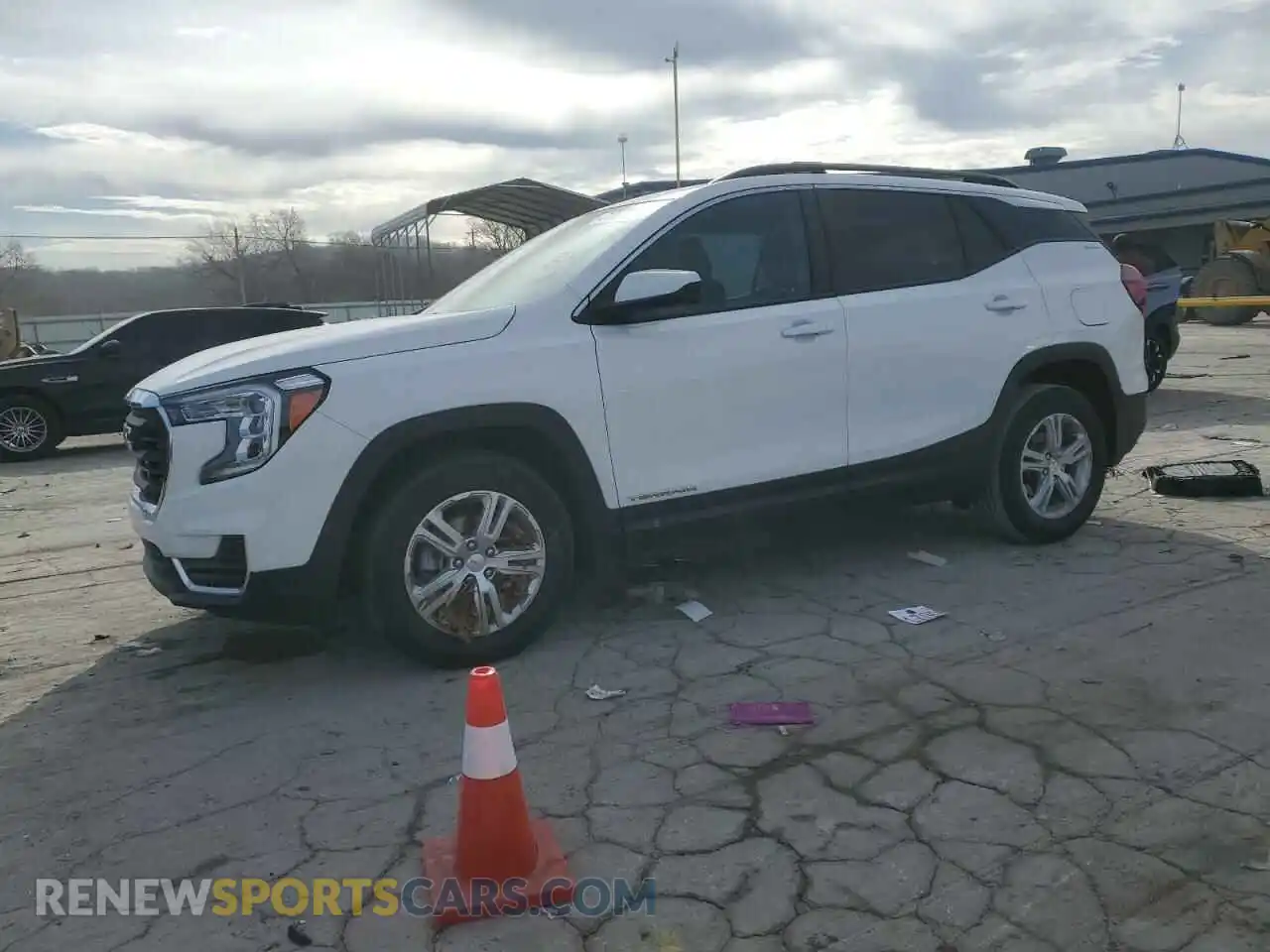 1 Photograph of a damaged car 3GKALMEV9NL171089 GMC TERRAIN 2022
