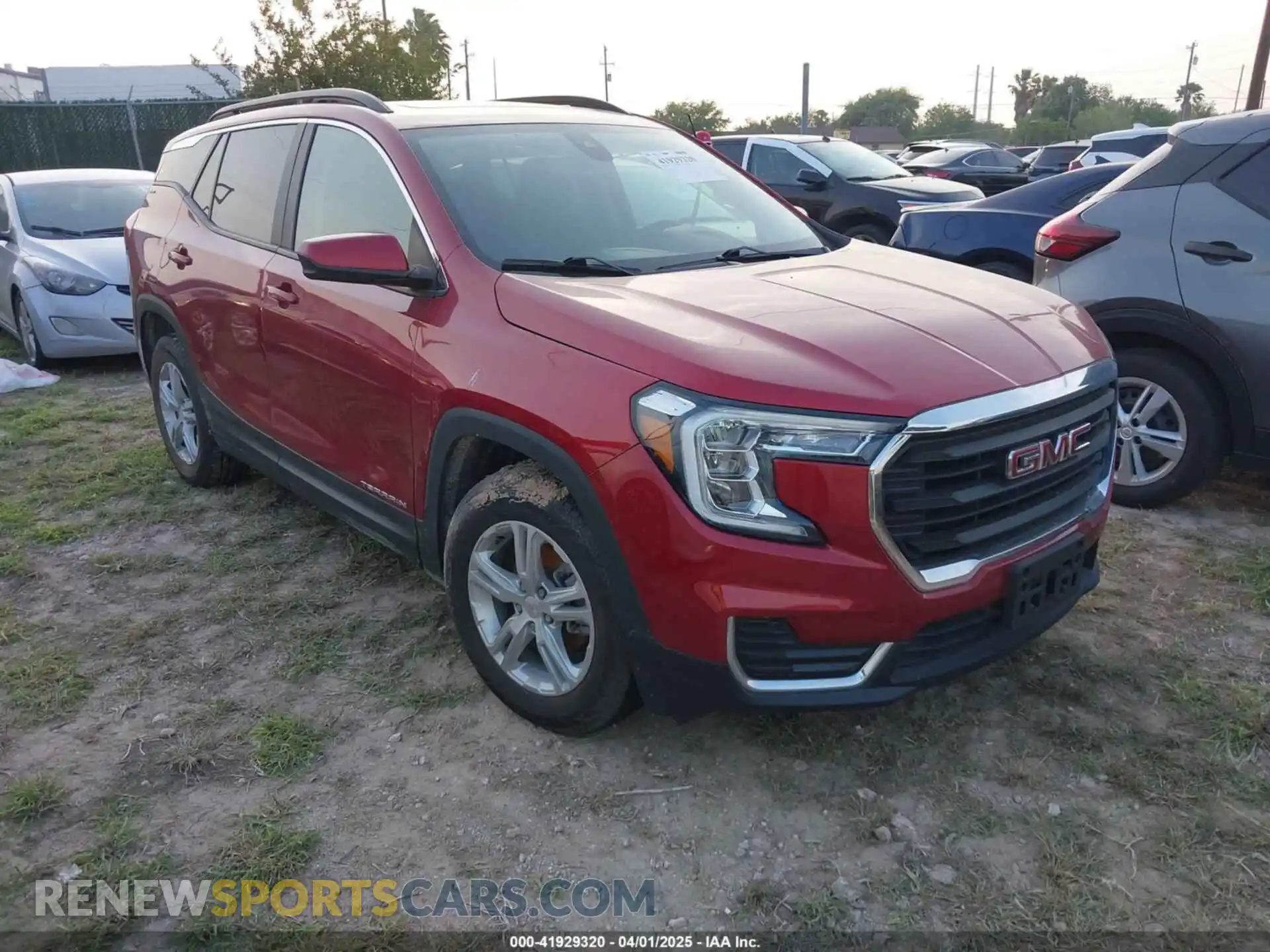 1 Photograph of a damaged car 3GKALMEV9NL192735 GMC TERRAIN 2022