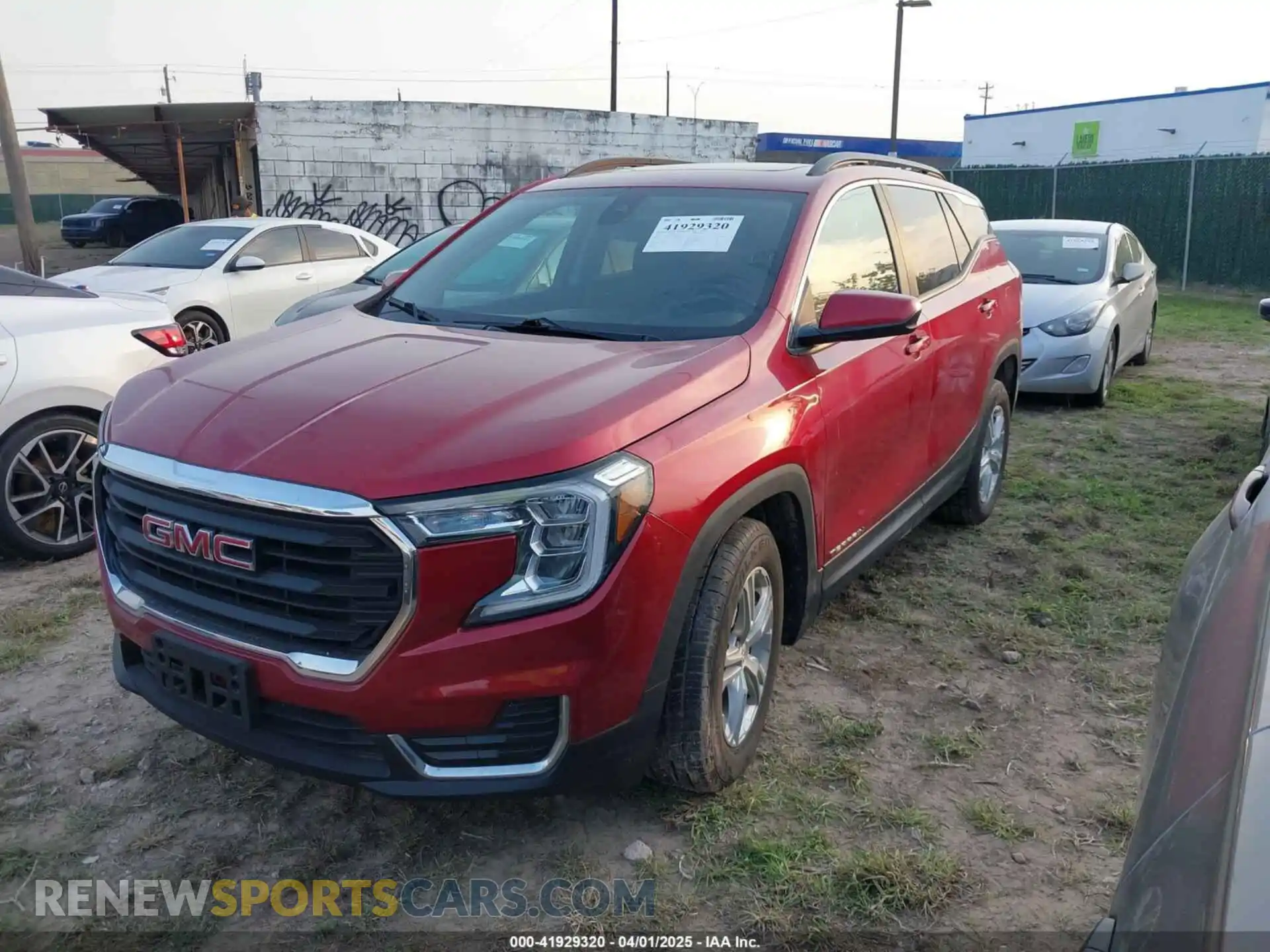 2 Photograph of a damaged car 3GKALMEV9NL192735 GMC TERRAIN 2022