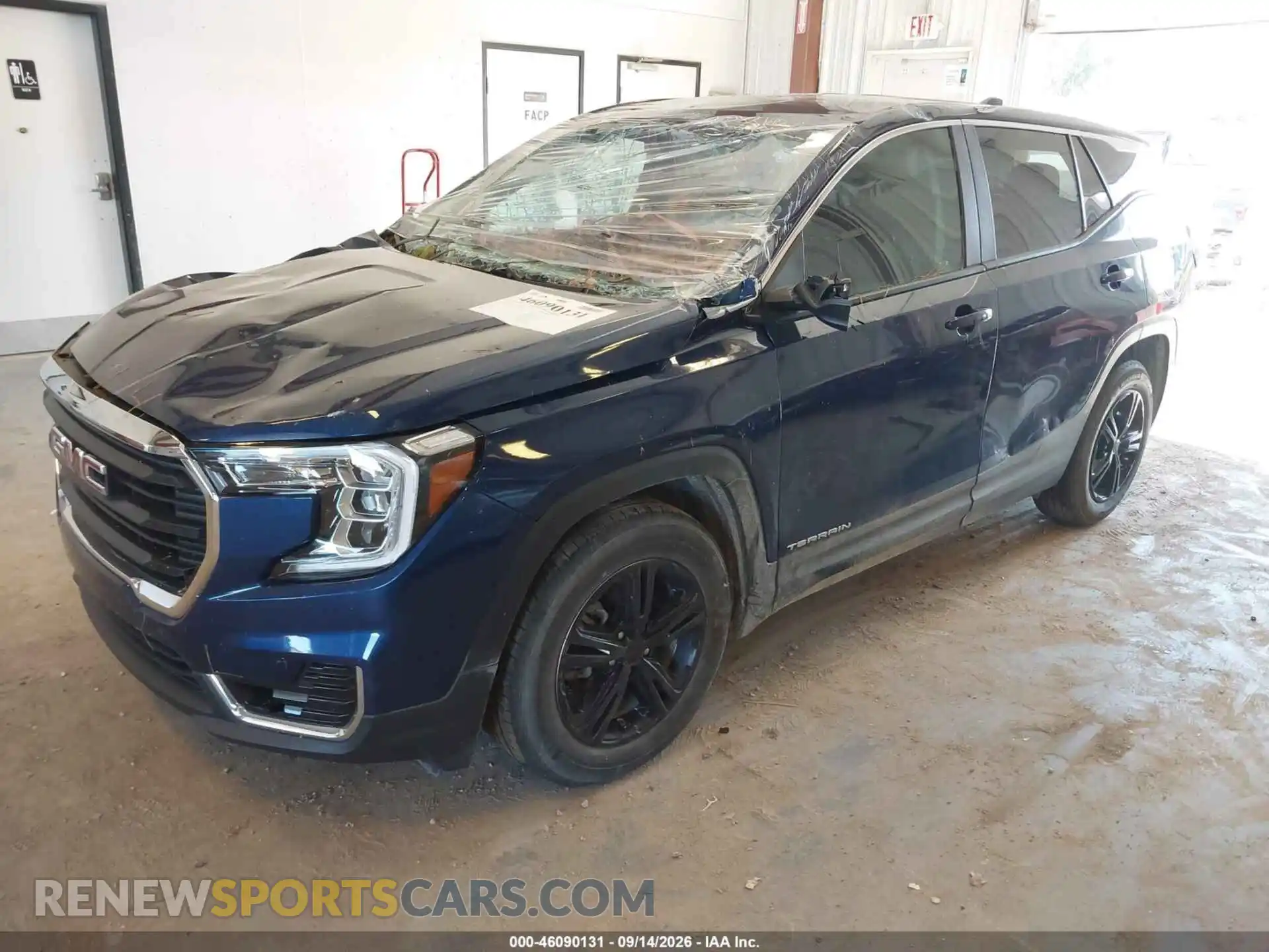 2 Photograph of a damaged car 3GKALMEV9NL202261 GMC TERRAIN 2022