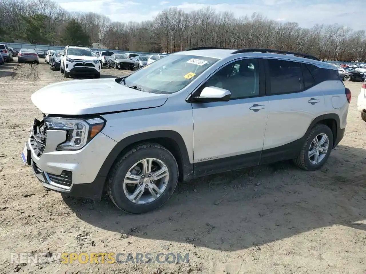1 Photograph of a damaged car 3GKALMEV9NL203359 GMC TERRAIN 2022