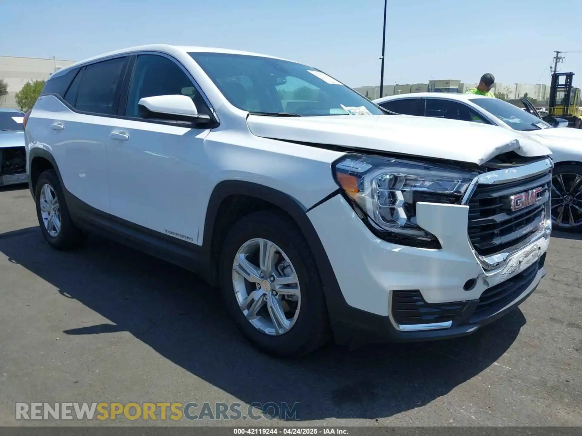 1 Photograph of a damaged car 3GKALMEV9NL303574 GMC TERRAIN 2022