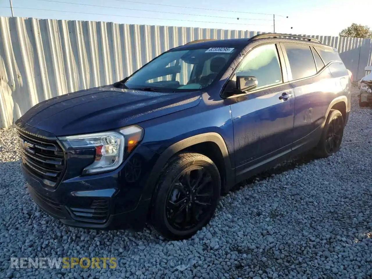 1 Photograph of a damaged car 3GKALMEV9NL304448 GMC TERRAIN 2022