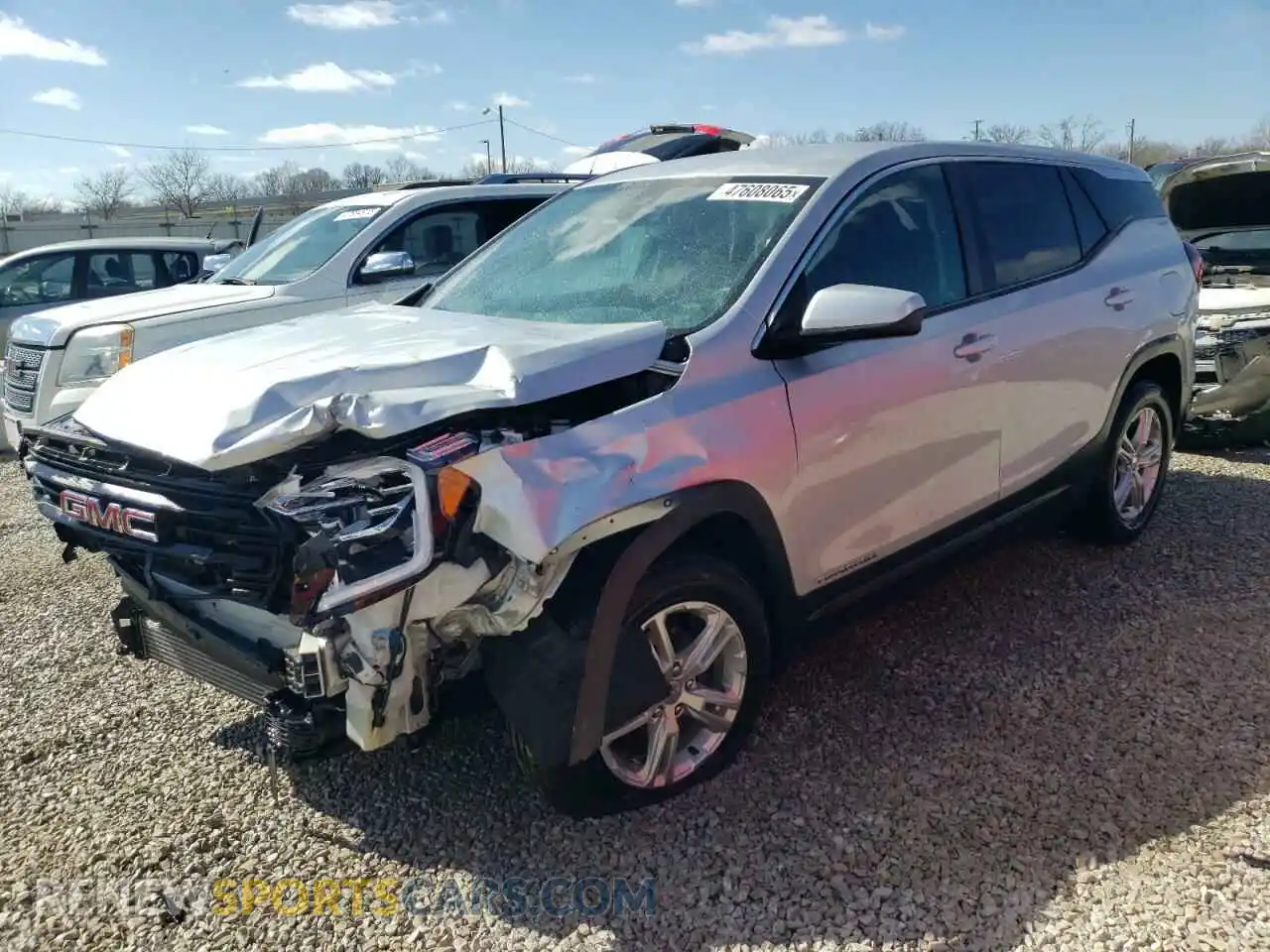 1 Photograph of a damaged car 3GKALMEVXNL128557 GMC TERRAIN 2022