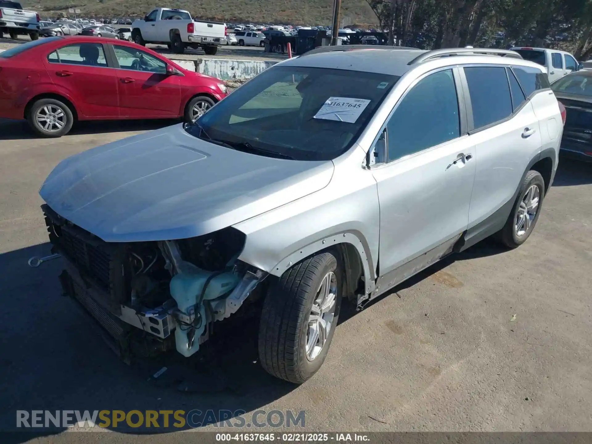 2 Photograph of a damaged car 3GKALMEVXNL145777 GMC TERRAIN 2022