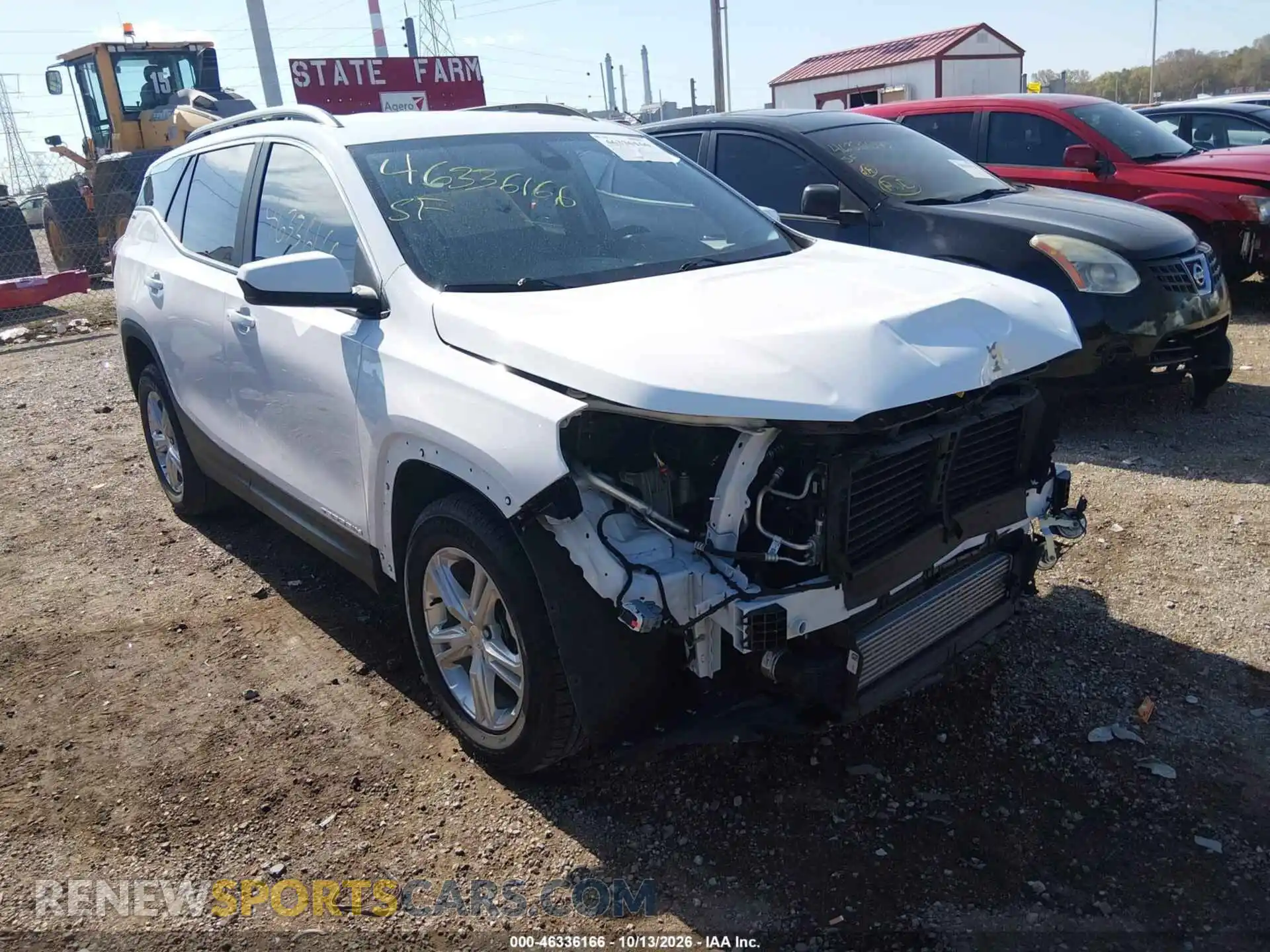 1 Photograph of a damaged car 3GKALMEVXNL191383 GMC TERRAIN 2022