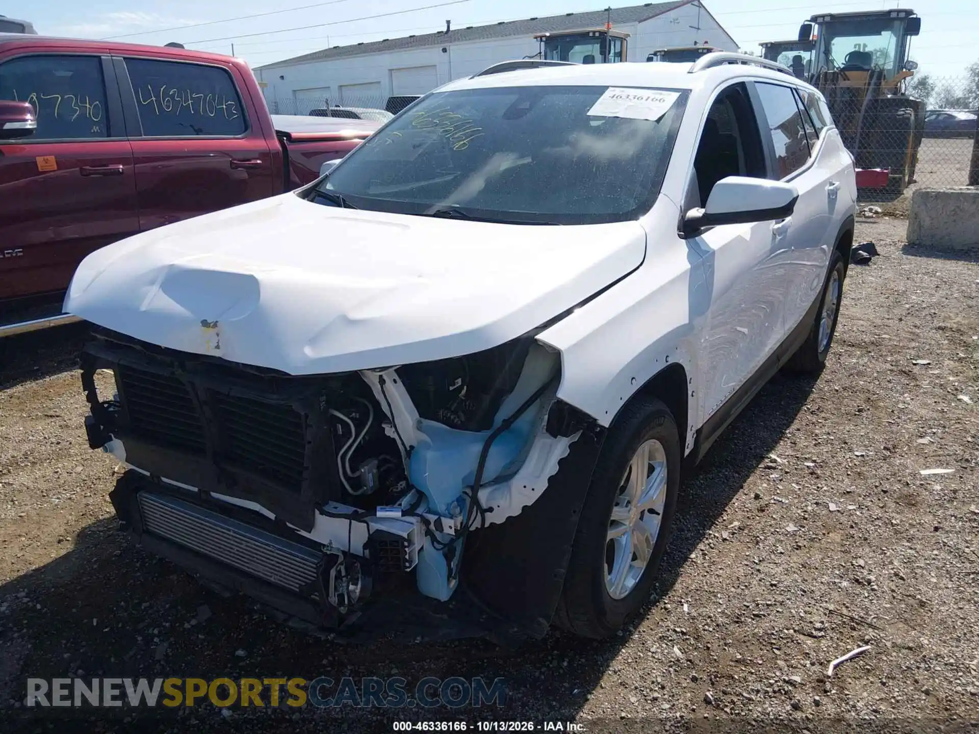 2 Photograph of a damaged car 3GKALMEVXNL191383 GMC TERRAIN 2022