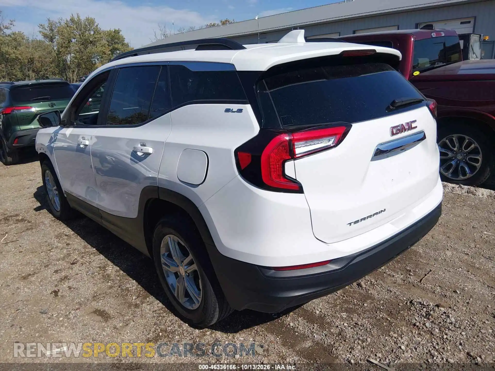 3 Photograph of a damaged car 3GKALMEVXNL191383 GMC TERRAIN 2022
