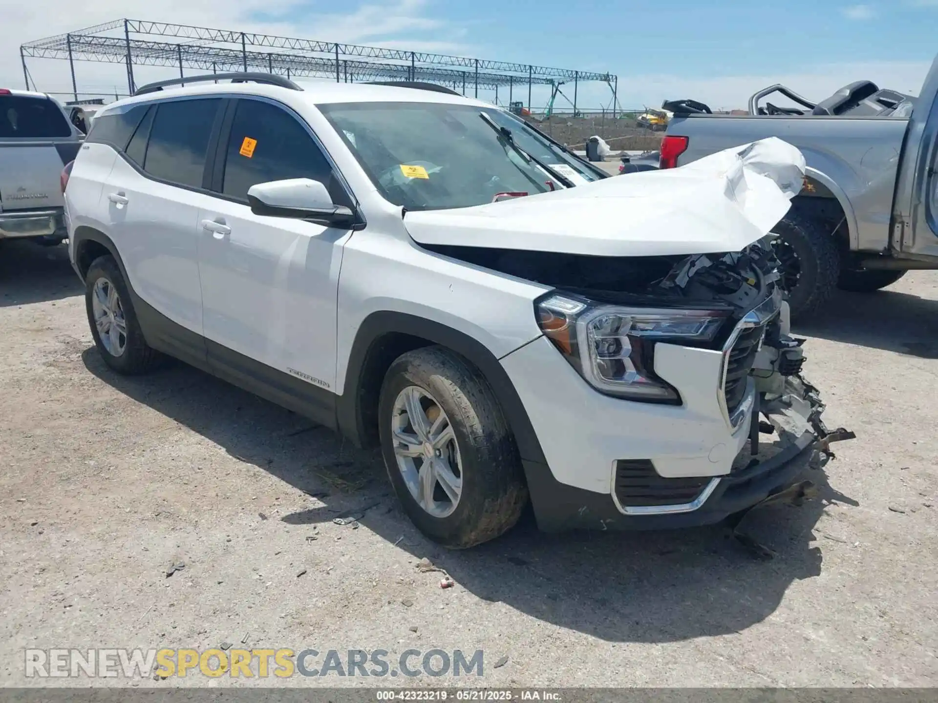 1 Photograph of a damaged car 3GKALMEVXNL252859 GMC TERRAIN 2022