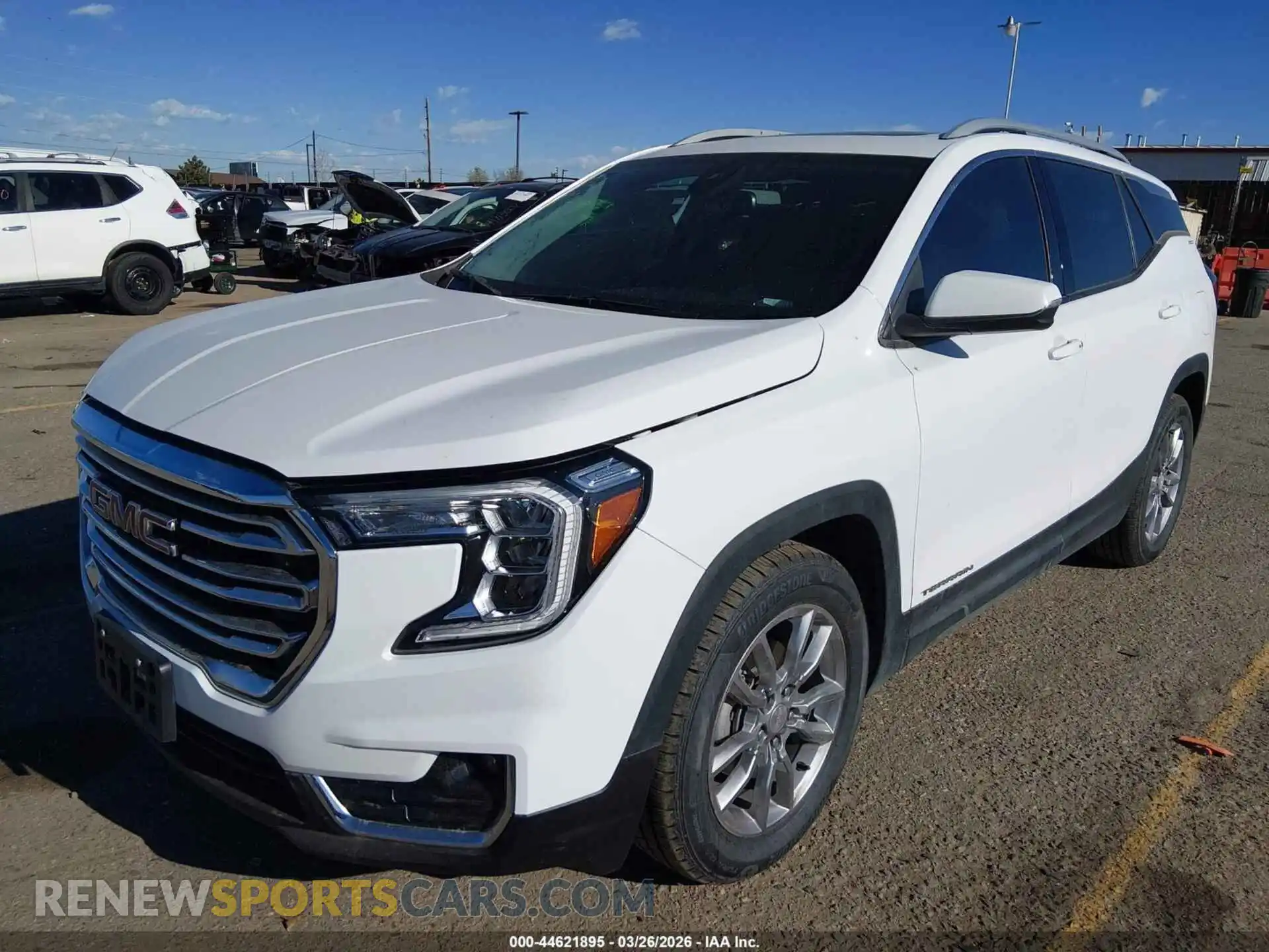2 Photograph of a damaged car 3GKALPEV2NL223325 GMC TERRAIN 2022