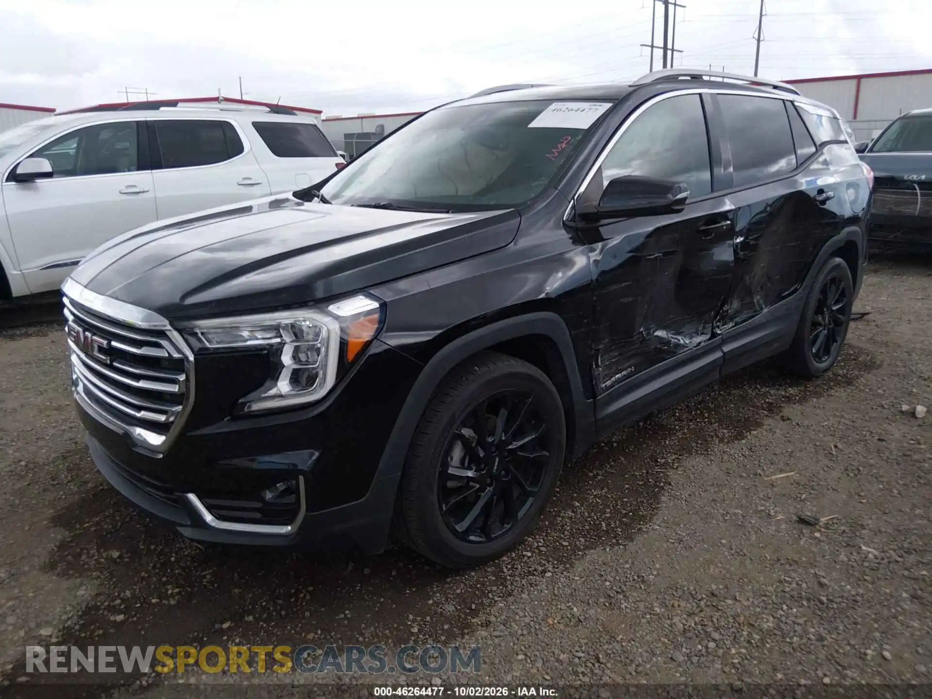 2 fotografías del automóvil dañado 3GKALPEV2NL289910 GMC TERRAIN 2022