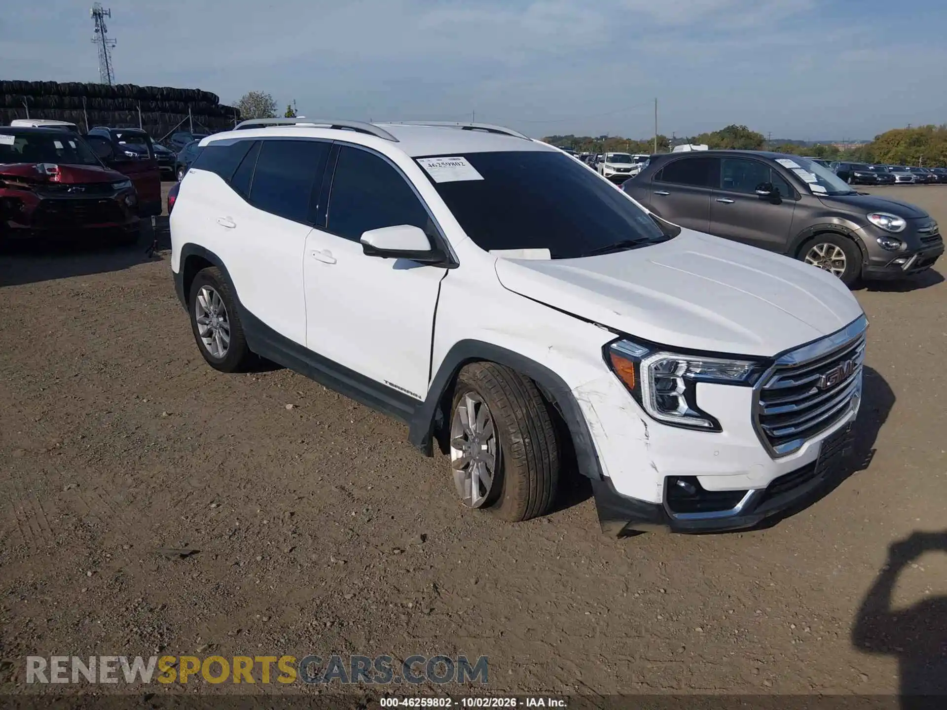 1 Photograph of a damaged car 3GKALPEV5NL108654 GMC TERRAIN 2022