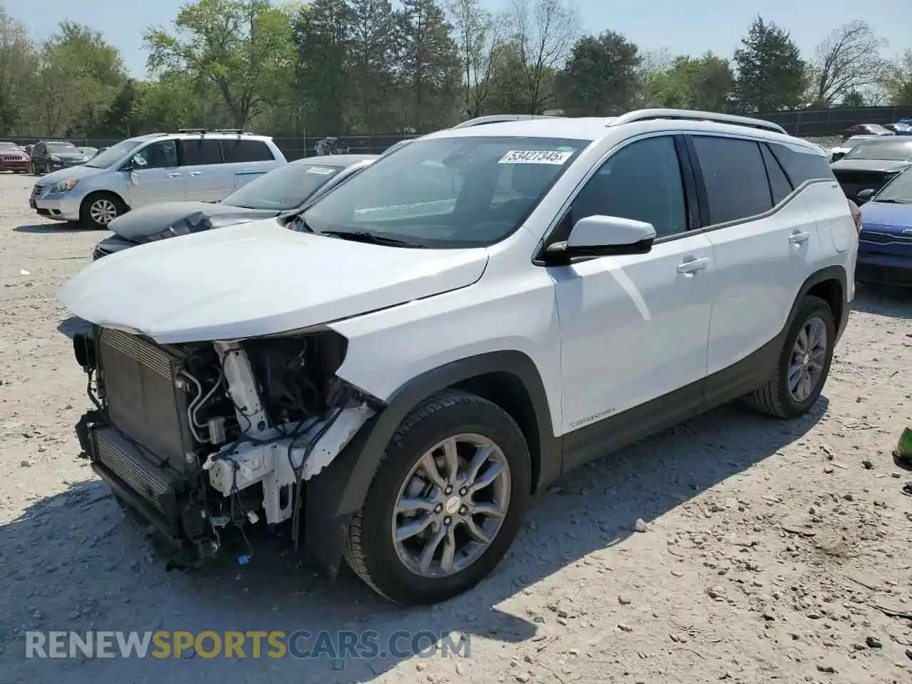 1 Photograph of a damaged car 3GKALPEV5NL183239 GMC TERRAIN 2022