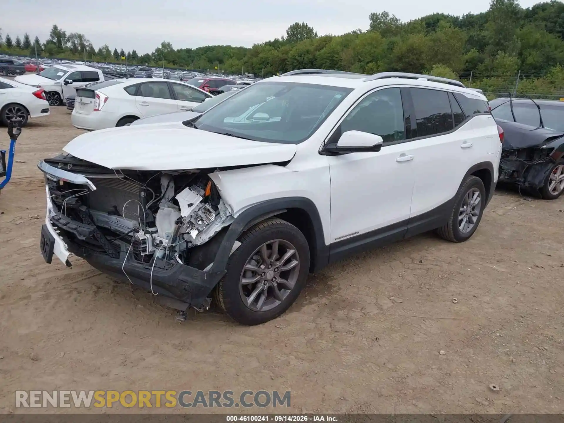 2 Photograph of a damaged car 3GKALPEV7NL156267 GMC TERRAIN 2022