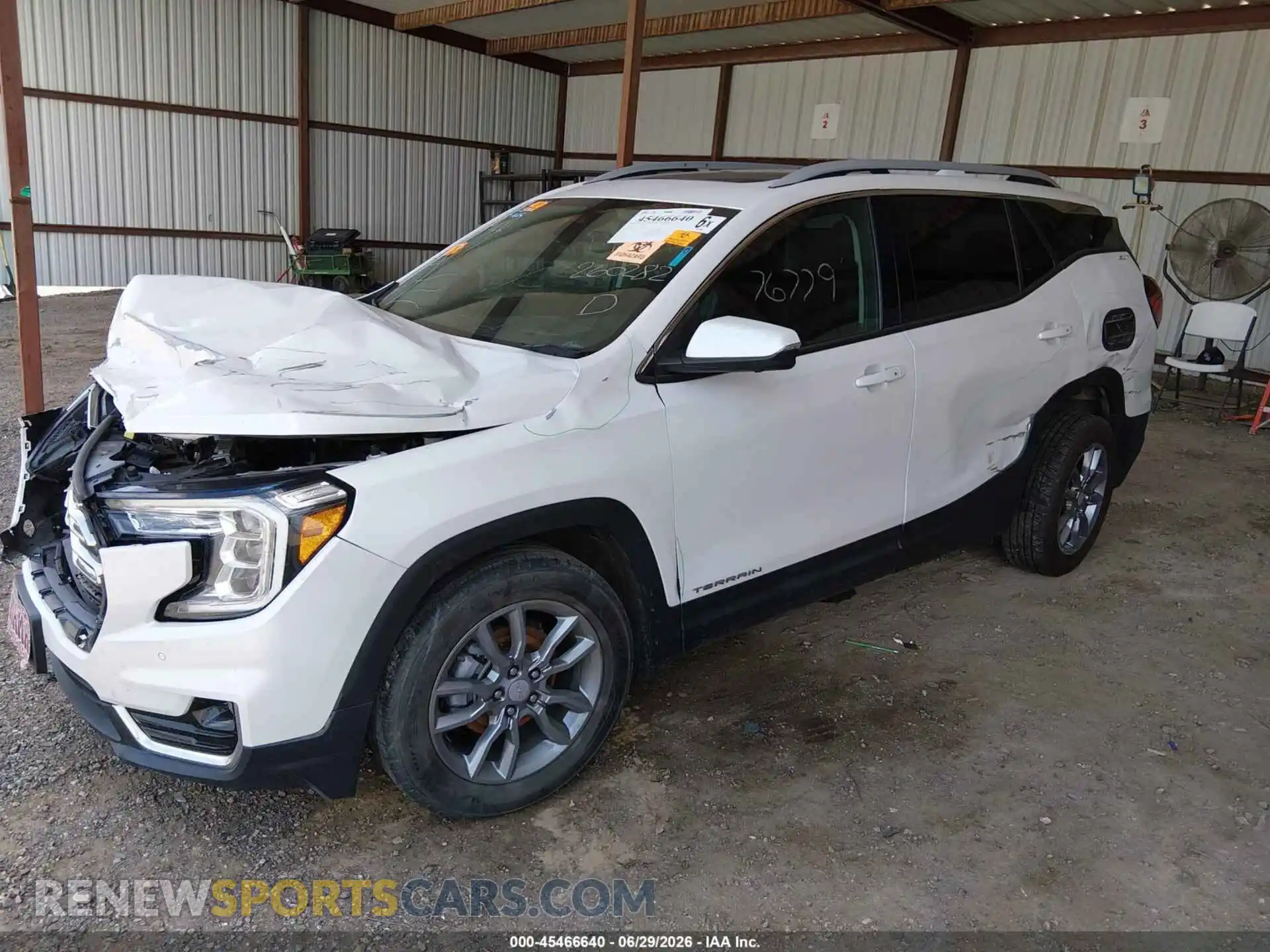 2 Photograph of a damaged car 3GKALPEV8NL260282 GMC TERRAIN 2022