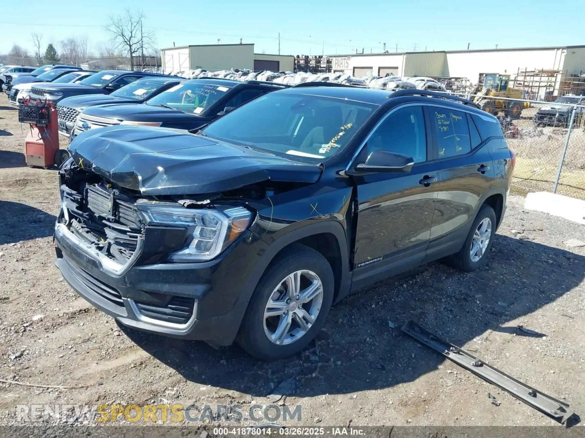 2 Photograph of a damaged car 3GKALTEV4NL104801 GMC TERRAIN 2022