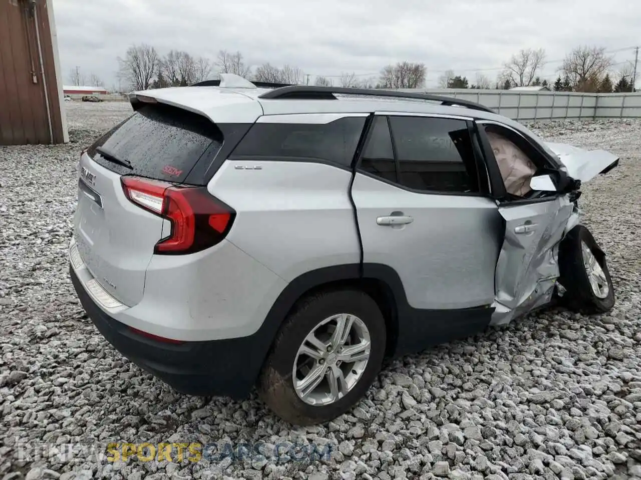 3 Photograph of a damaged car 3GKALTEV4NL125583 GMC TERRAIN 2022