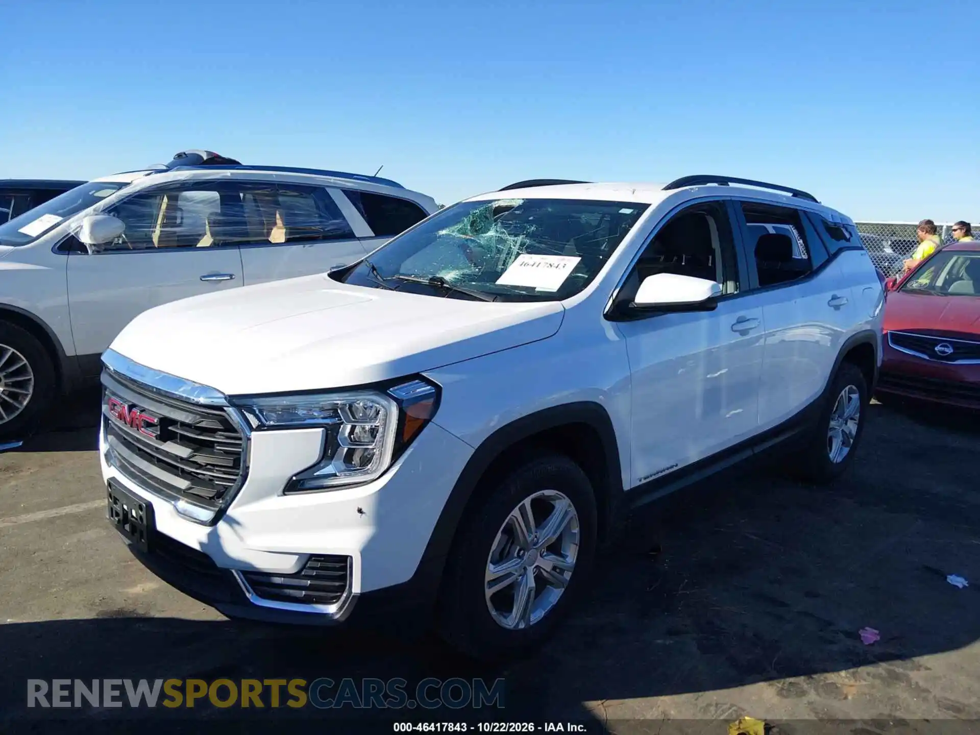 2 Photograph of a damaged car 3GKALTEV5NL140545 GMC TERRAIN 2022