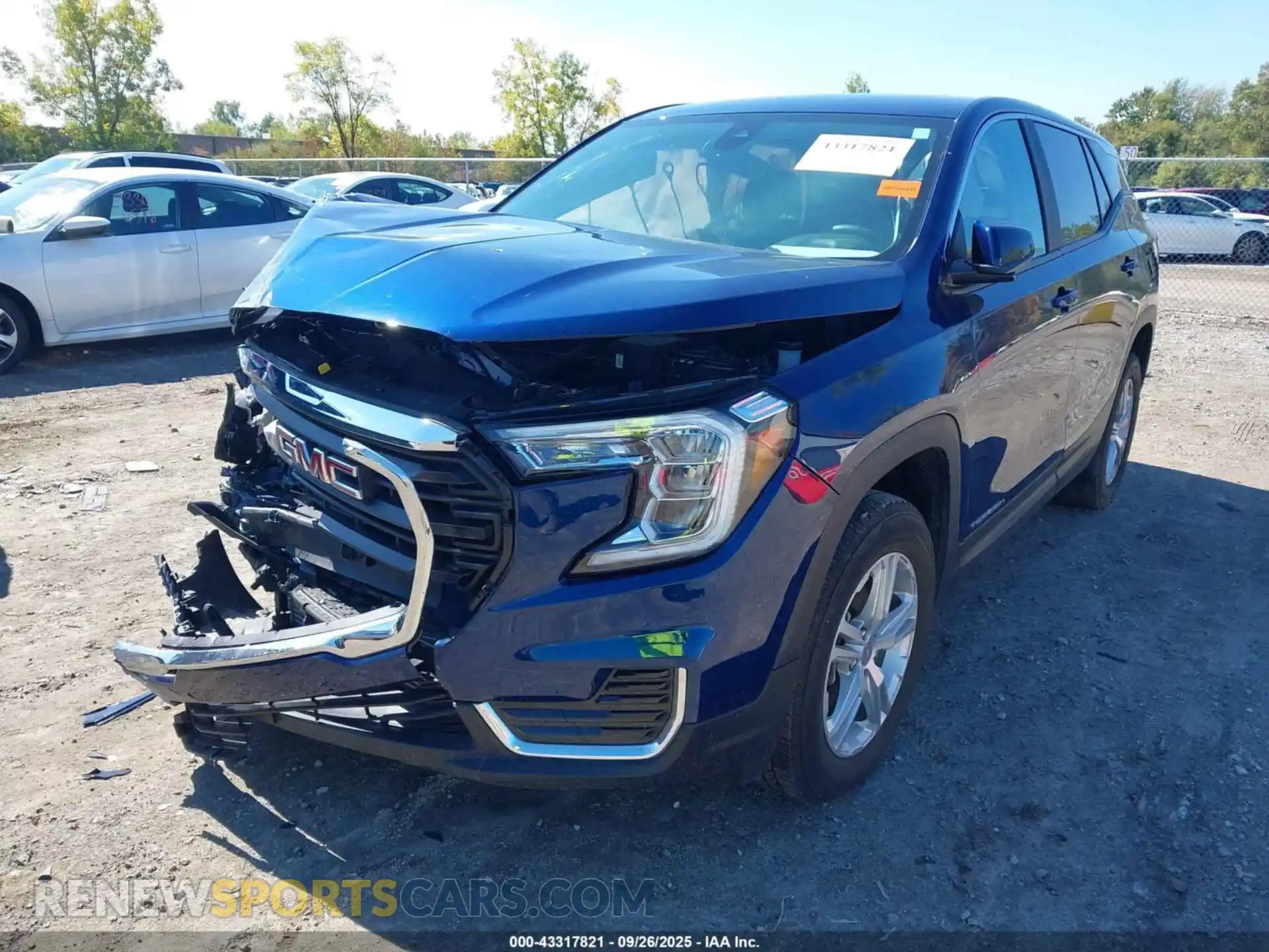 2 Photograph of a damaged car 3GKALTEV7NL124783 GMC TERRAIN 2022