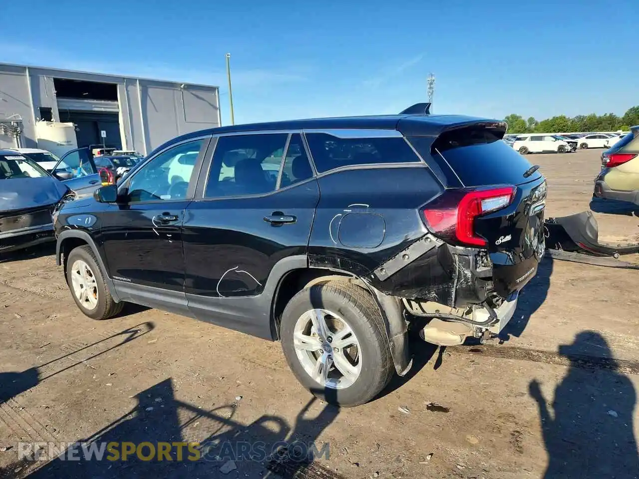 2 Photograph of a damaged car 3GKALTEV7NL179640 GMC TERRAIN 2022