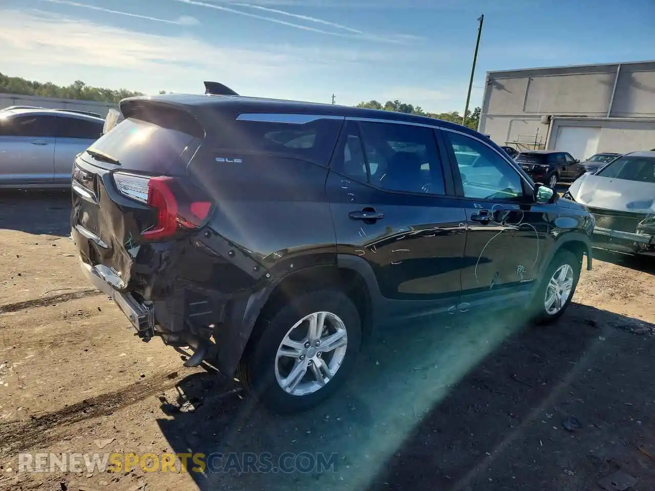 3 Photograph of a damaged car 3GKALTEV7NL179640 GMC TERRAIN 2022