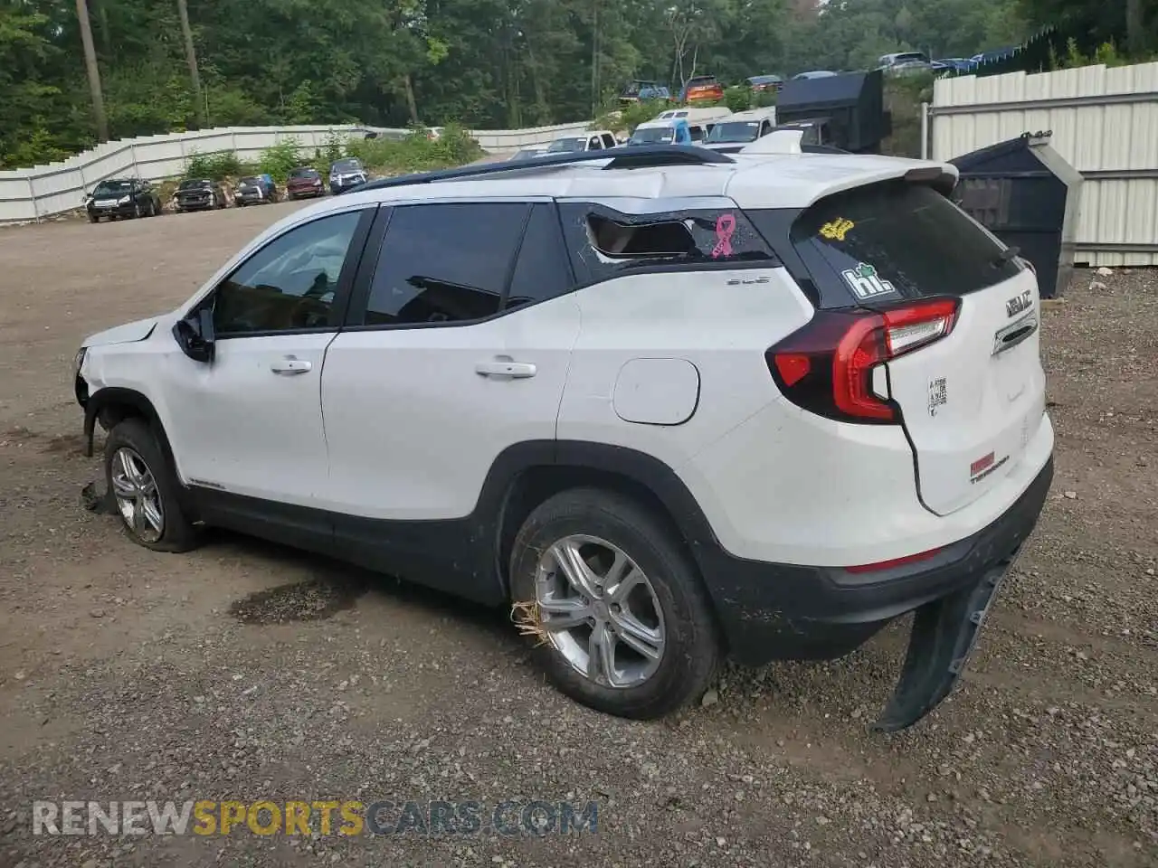 2 Photograph of a damaged car 3GKALTEV8NL111461 GMC TERRAIN 2022