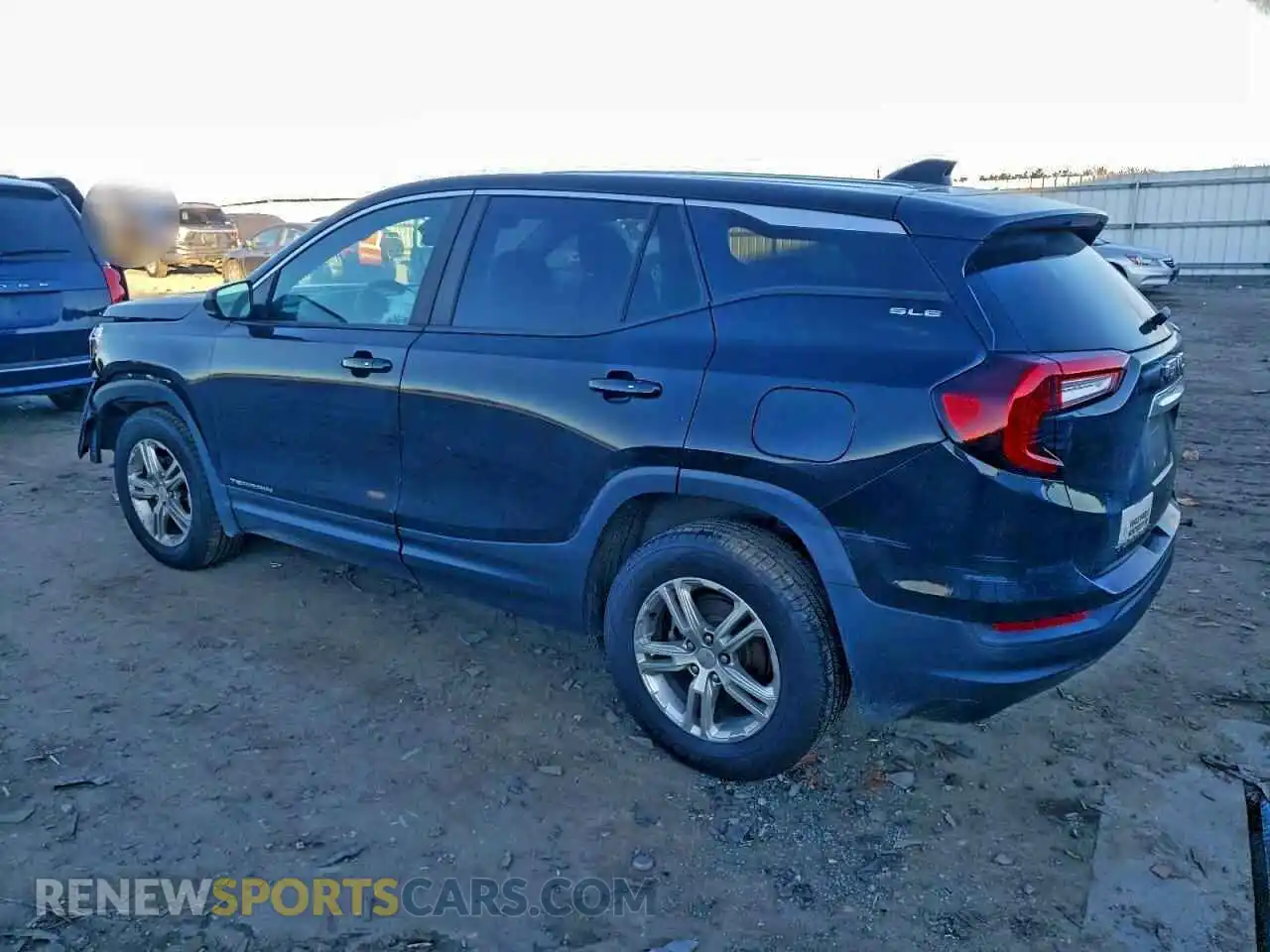 2 Photograph of a damaged car 3GKALTEV8NL179534 GMC TERRAIN 2022