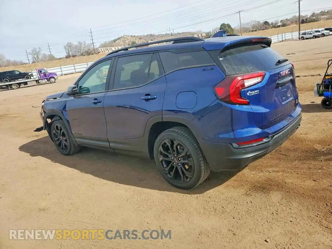 2 fotografías del automóvil dañado 3GKALTEV8NL285384 GMC TERRAIN 2022