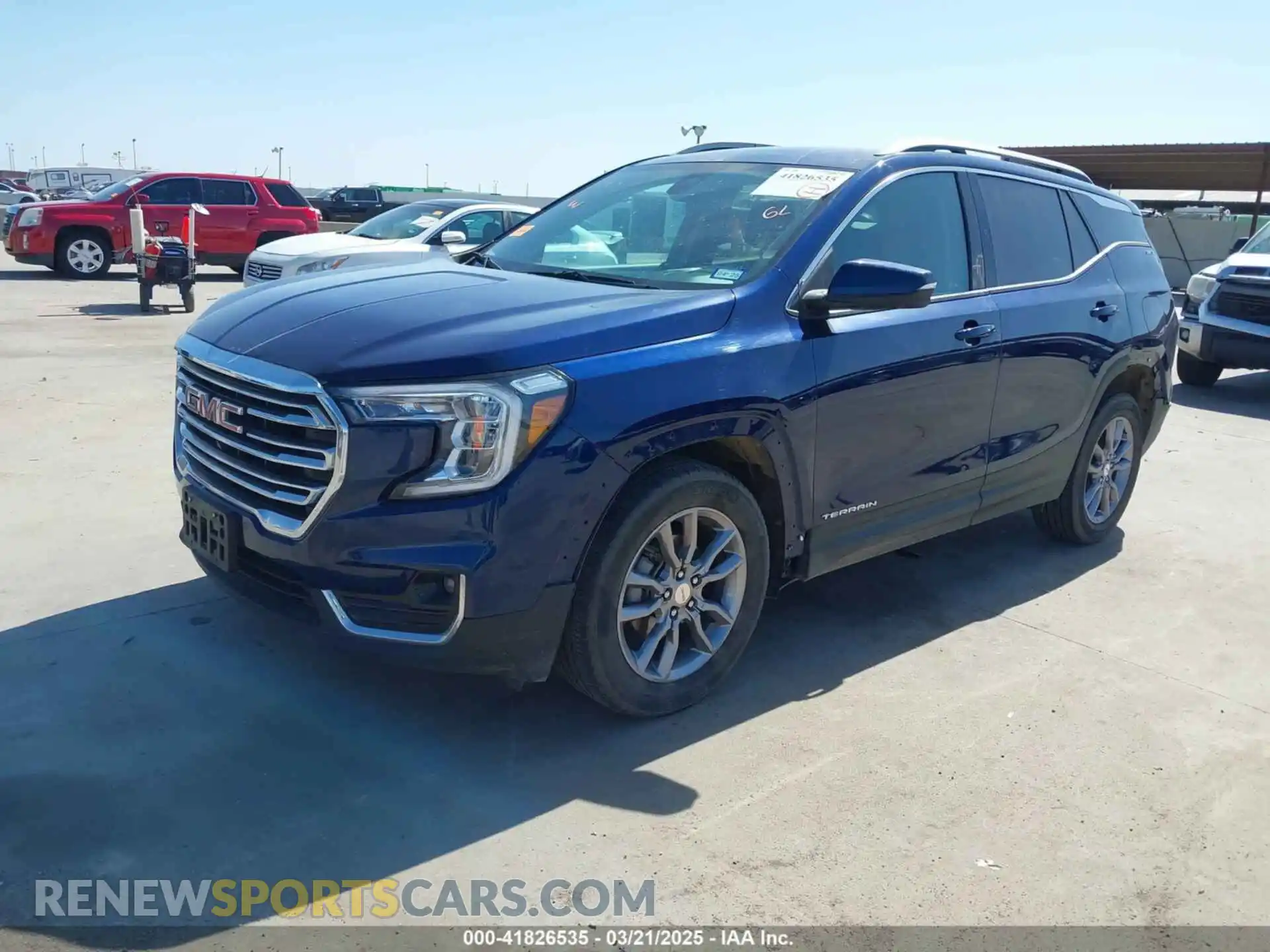 2 Photograph of a damaged car 3GKALVEV0NL183265 GMC TERRAIN 2022