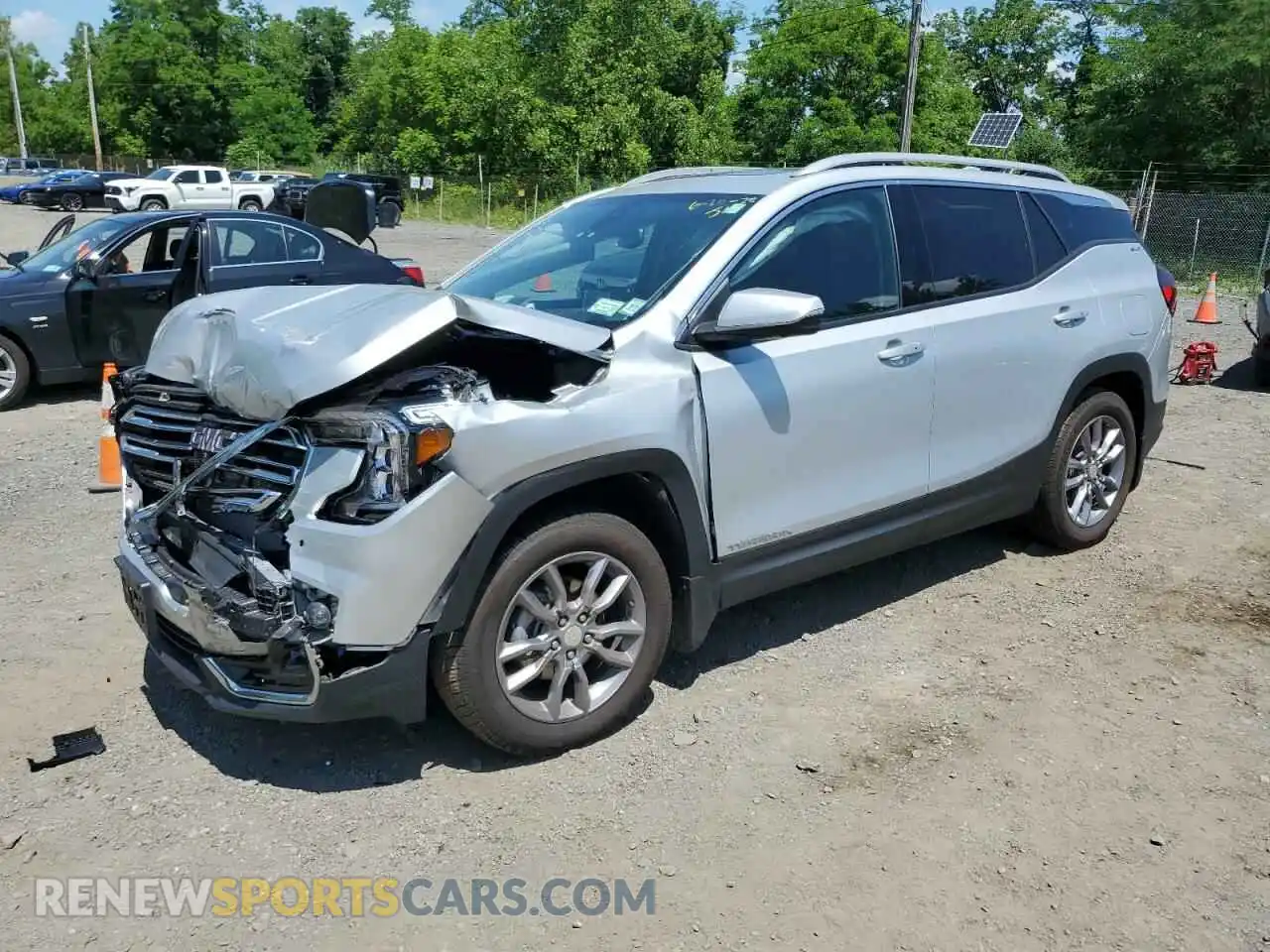 1 Photograph of a damaged car 3GKALVEV0NL227314 GMC TERRAIN 2022