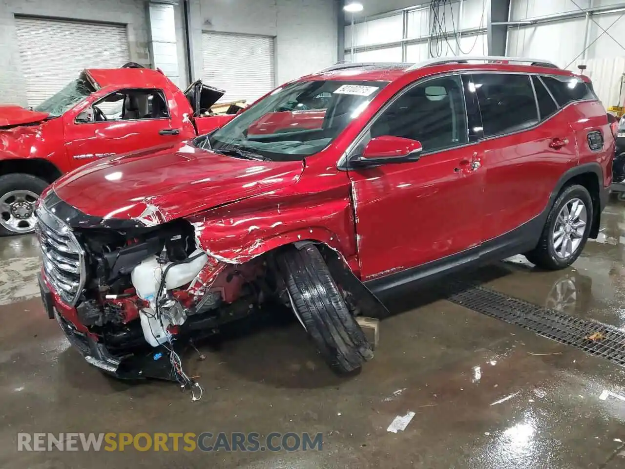 1 Photograph of a damaged car 3GKALVEV2NL106316 GMC TERRAIN 2022