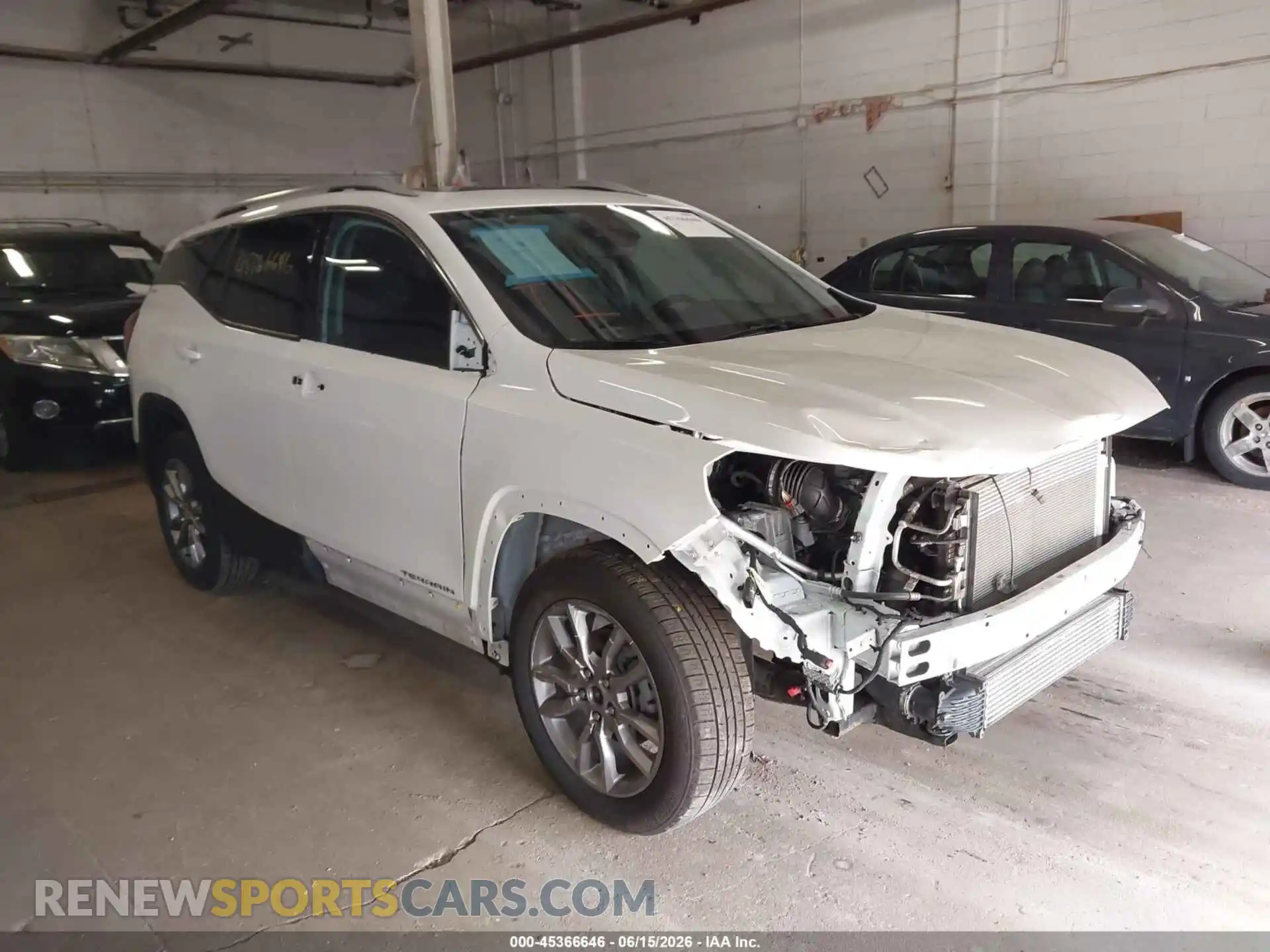 1 Photograph of a damaged car 3GKALVEV3NL292965 GMC TERRAIN 2022