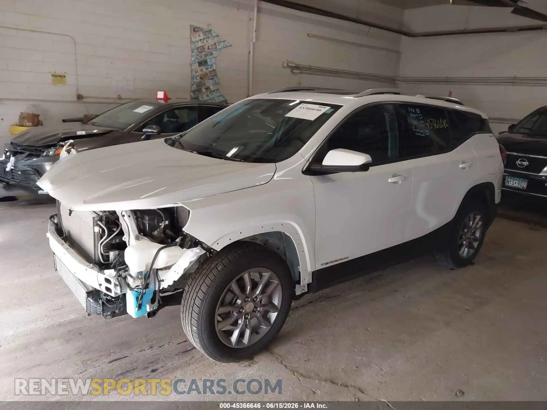 2 Photograph of a damaged car 3GKALVEV3NL292965 GMC TERRAIN 2022