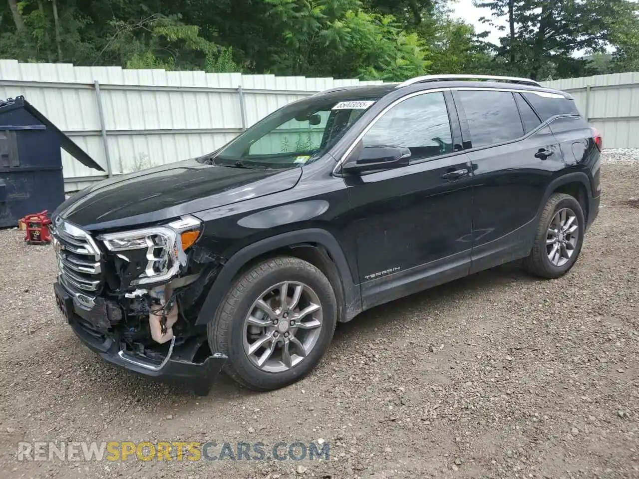 1 Photograph of a damaged car 3GKALVEV4NL170597 GMC TERRAIN 2022
