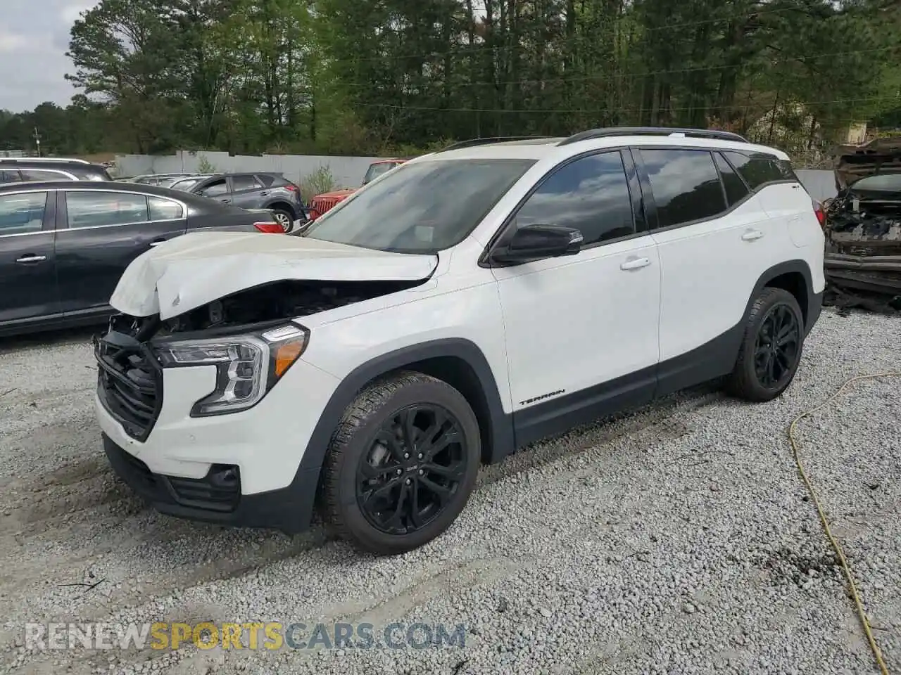 1 Photograph of a damaged car 3GKALVEV6NL293477 GMC TERRAIN 2022