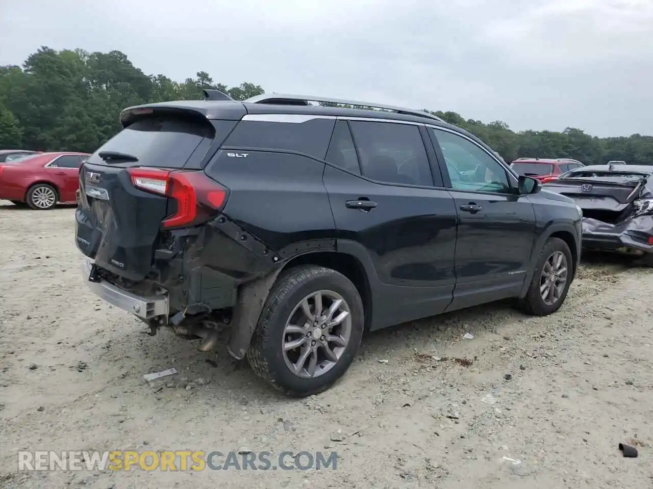 3 Photograph of a damaged car 3GKALVEV7NL158413 GMC TERRAIN 2022