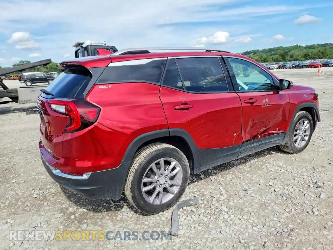 3 Photograph of a damaged car 3GKALVEV8NL100777 GMC TERRAIN 2022