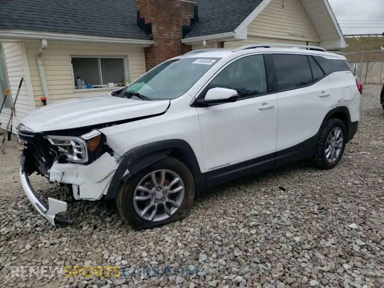 1 Photograph of a damaged car 3GKALVEV8NL121693 GMC TERRAIN 2022