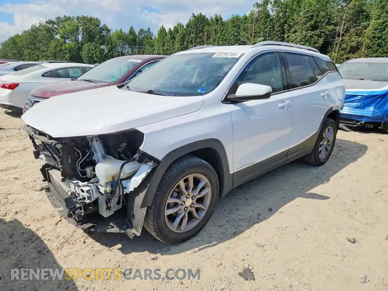 1 Photograph of a damaged car 3GKALVEV8NL212060 GMC TERRAIN 2022