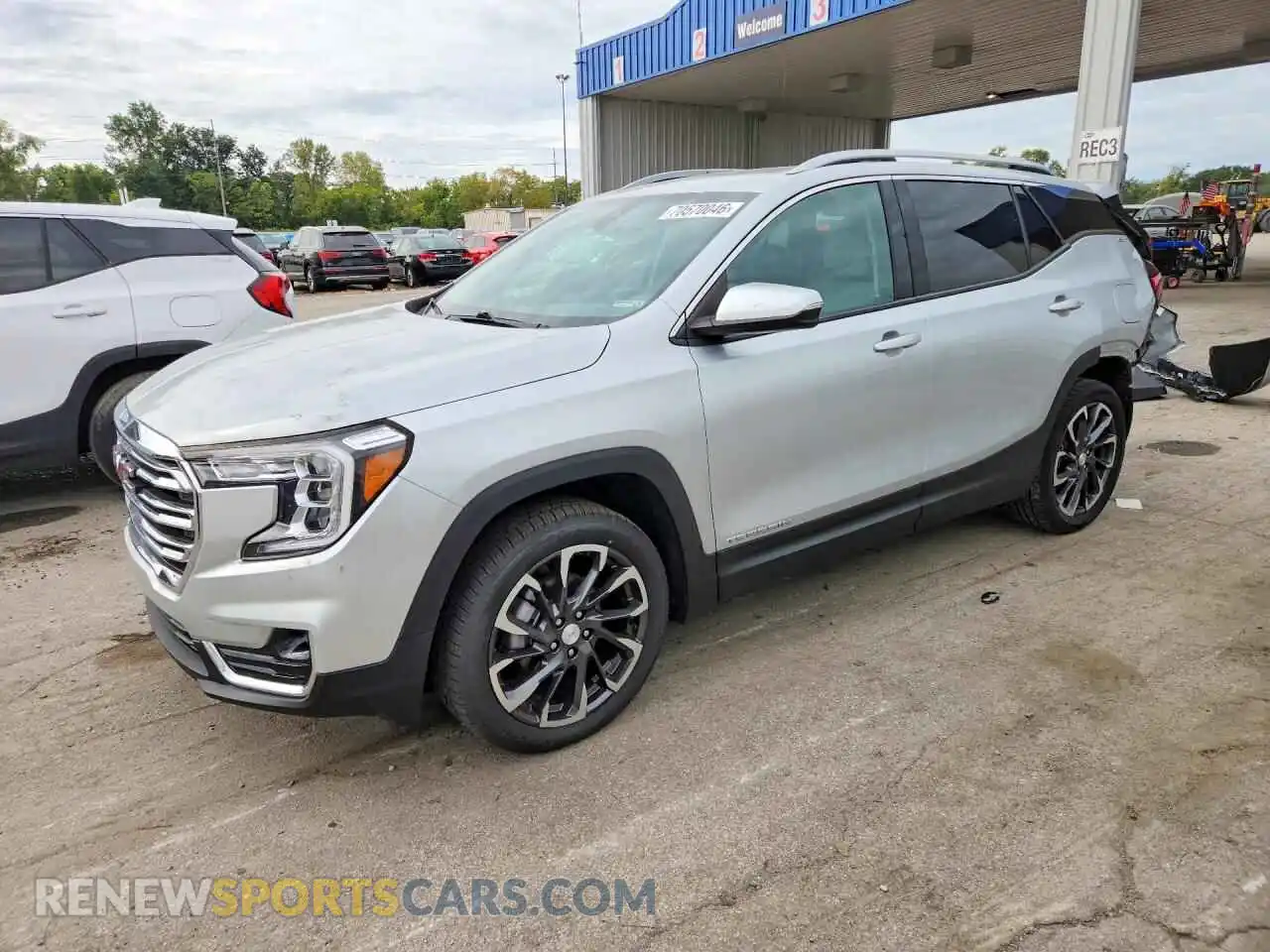 1 Photograph of a damaged car 3GKALVEV9NL162463 GMC TERRAIN 2022